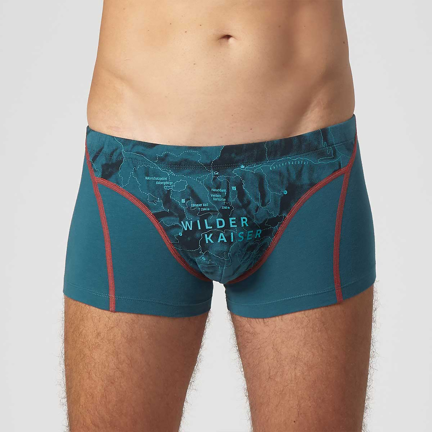 Herren Ein schöner Fleck Erde Blau M WILDER KAISER BOXER Boxershort
