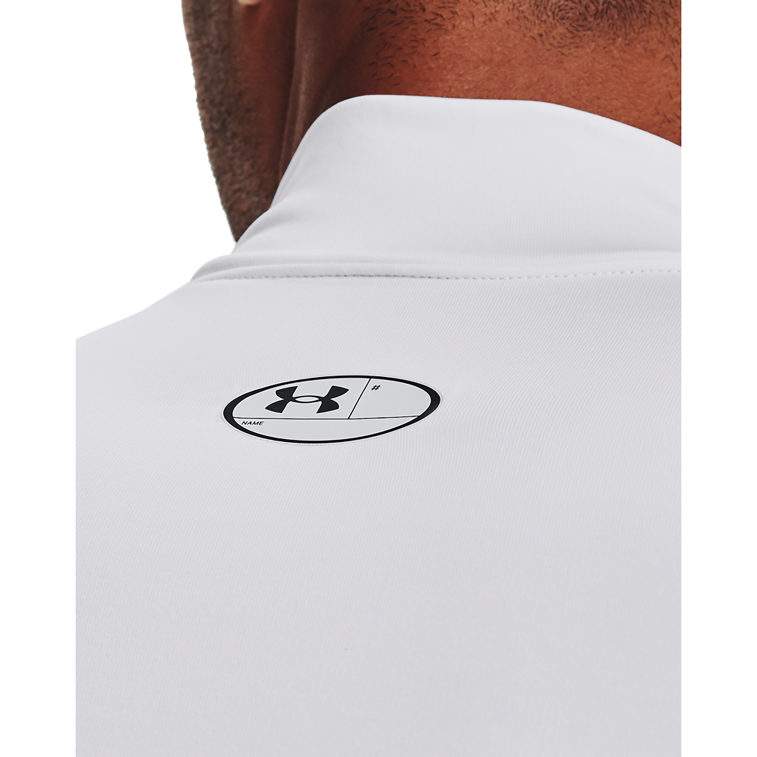 Herren UNDER ARMOUR Weiß UA CG ARMOUR COMP MOCK 100 L Shirt