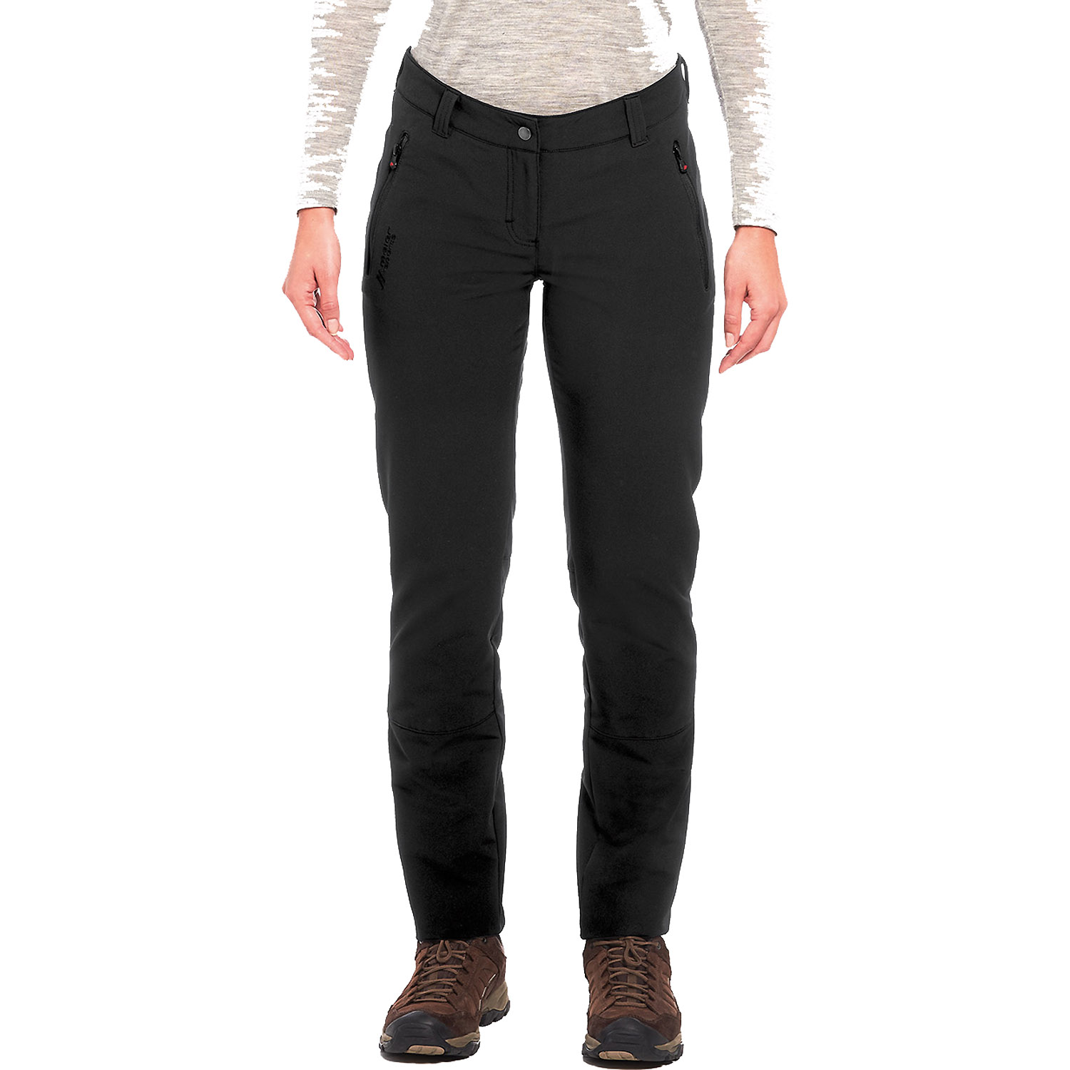 Damen Maier Sports Schwarz Lana slim Da-Hose el. 949 20 Hose