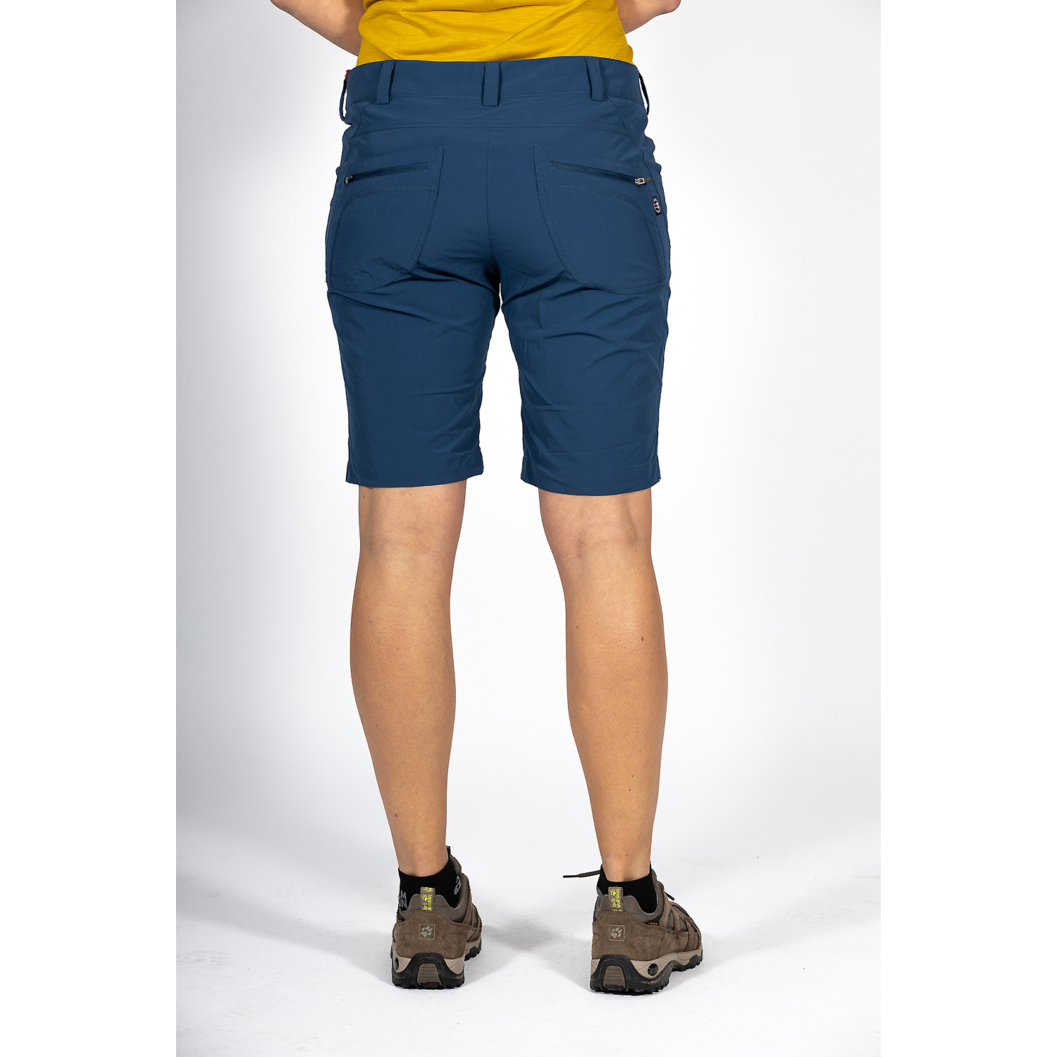 Damen Maul Sport Rauchblau Kuranda-1/2 Bluse Karo elast 77 42 Bluse