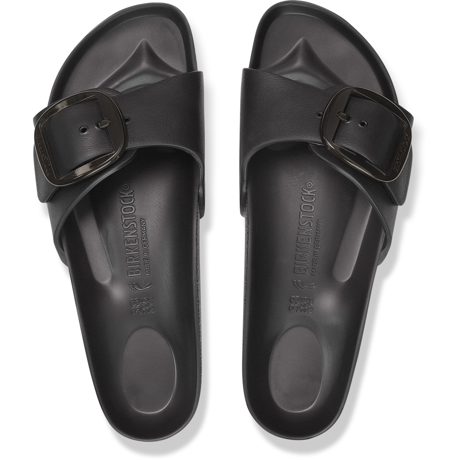Damen Birkenstock Weiß Madrid Big Buckle EVA