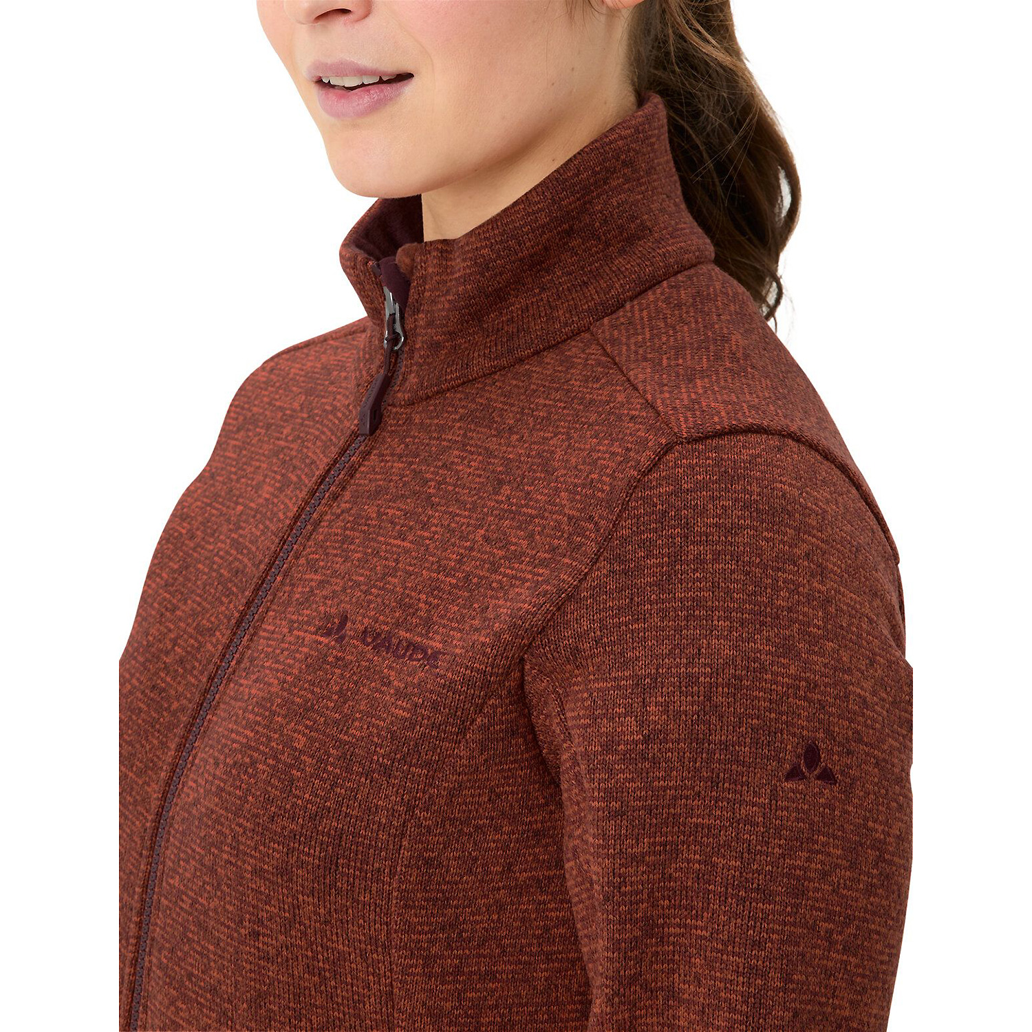 Damen Vaude Braun Wo Rienza Jacket IV 594 34 Unterjacke