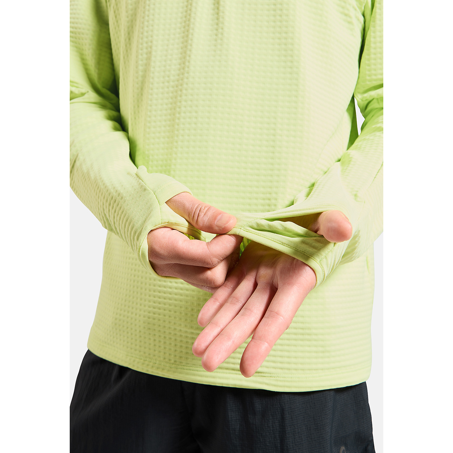 Herren Odlo Hellgrün ESSENTIAL THERMAL 40440 XL Rollkragen