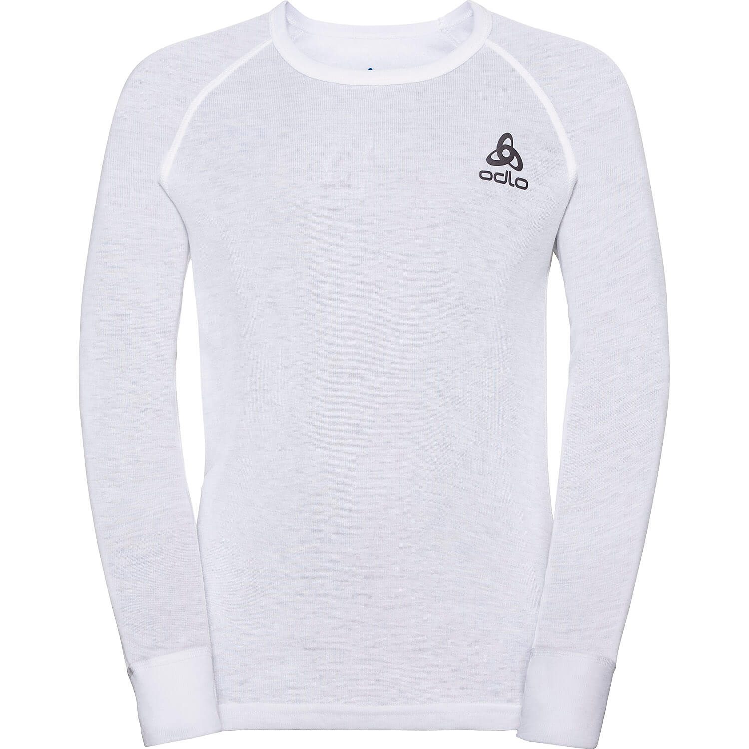 Unisex Odlo Weiß BL TOP crew neck l/s ACTIVE WA 10000 164 Unterhemd