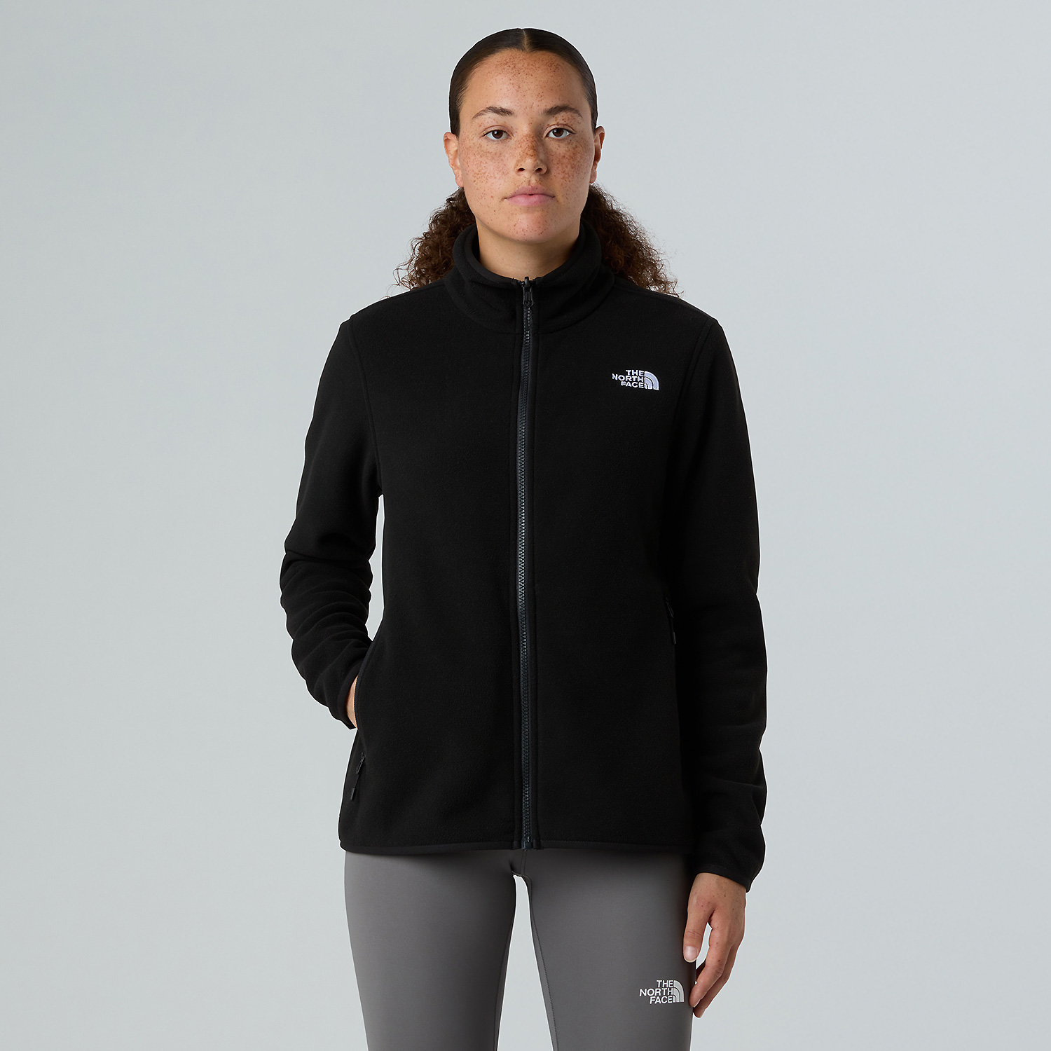 Damen The North Face Schwarz W GLACIER FLEECE JACKET JK3 XL Jacke