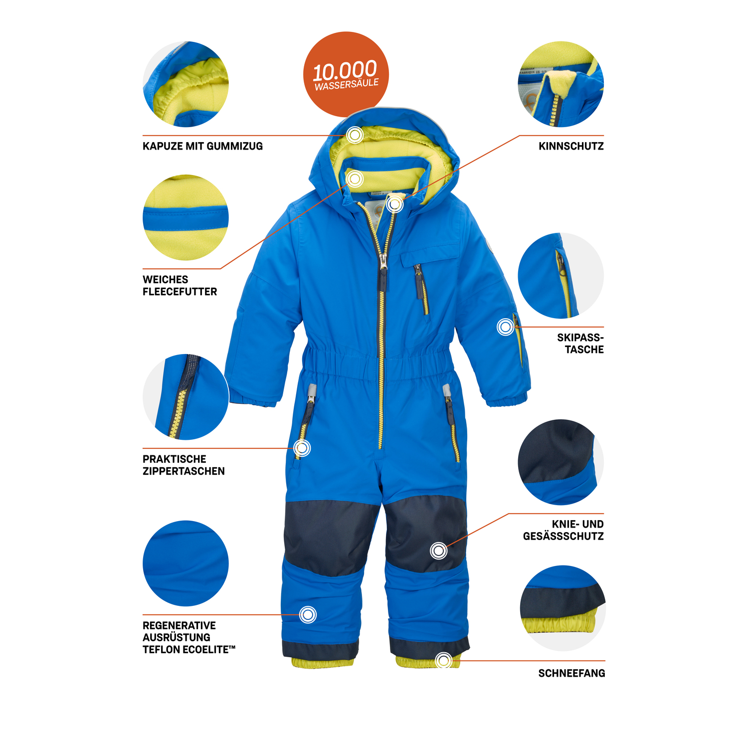 Minis first instinct by killtec Royal Blau FISW 31 MNS ONPC 00242 98/04 Overall