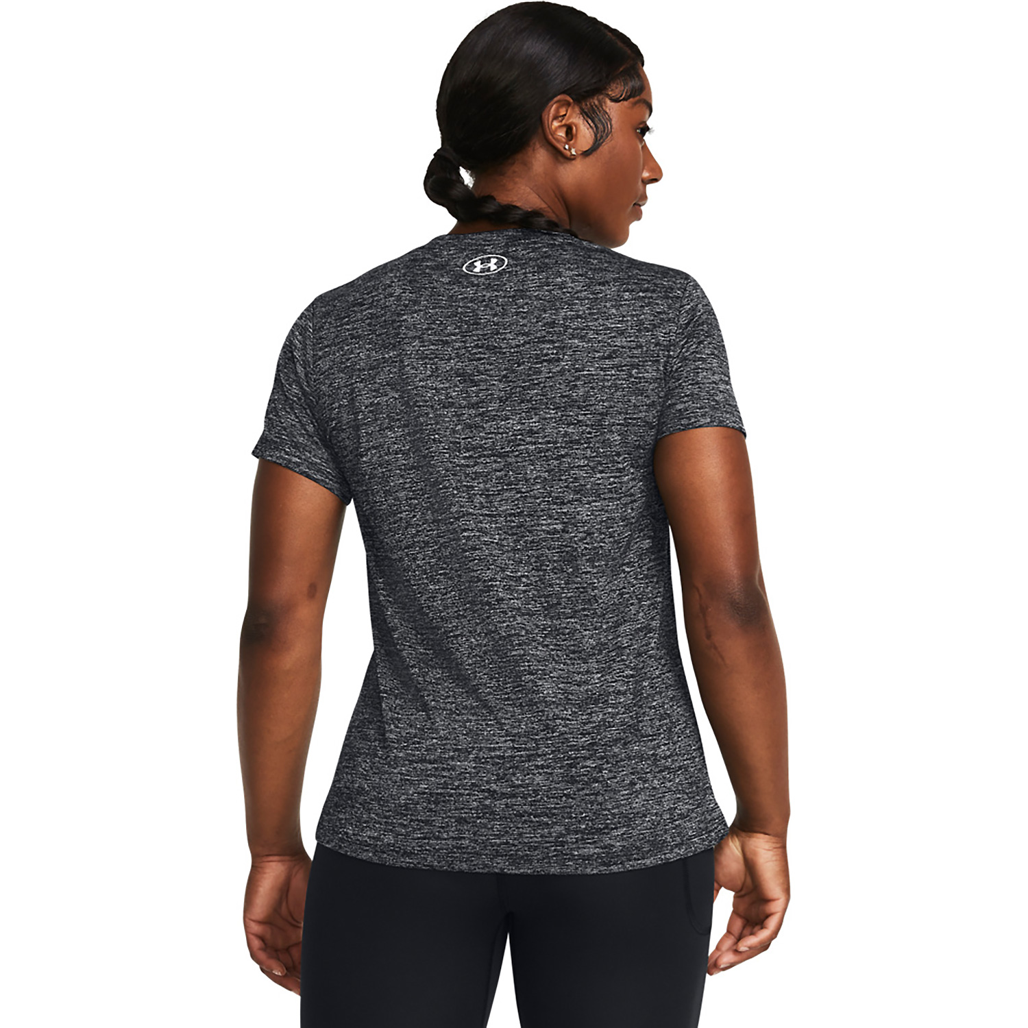 Damen UNDER ARMOUR Schwarz TECH SSV- TWIST 001 S Shirt