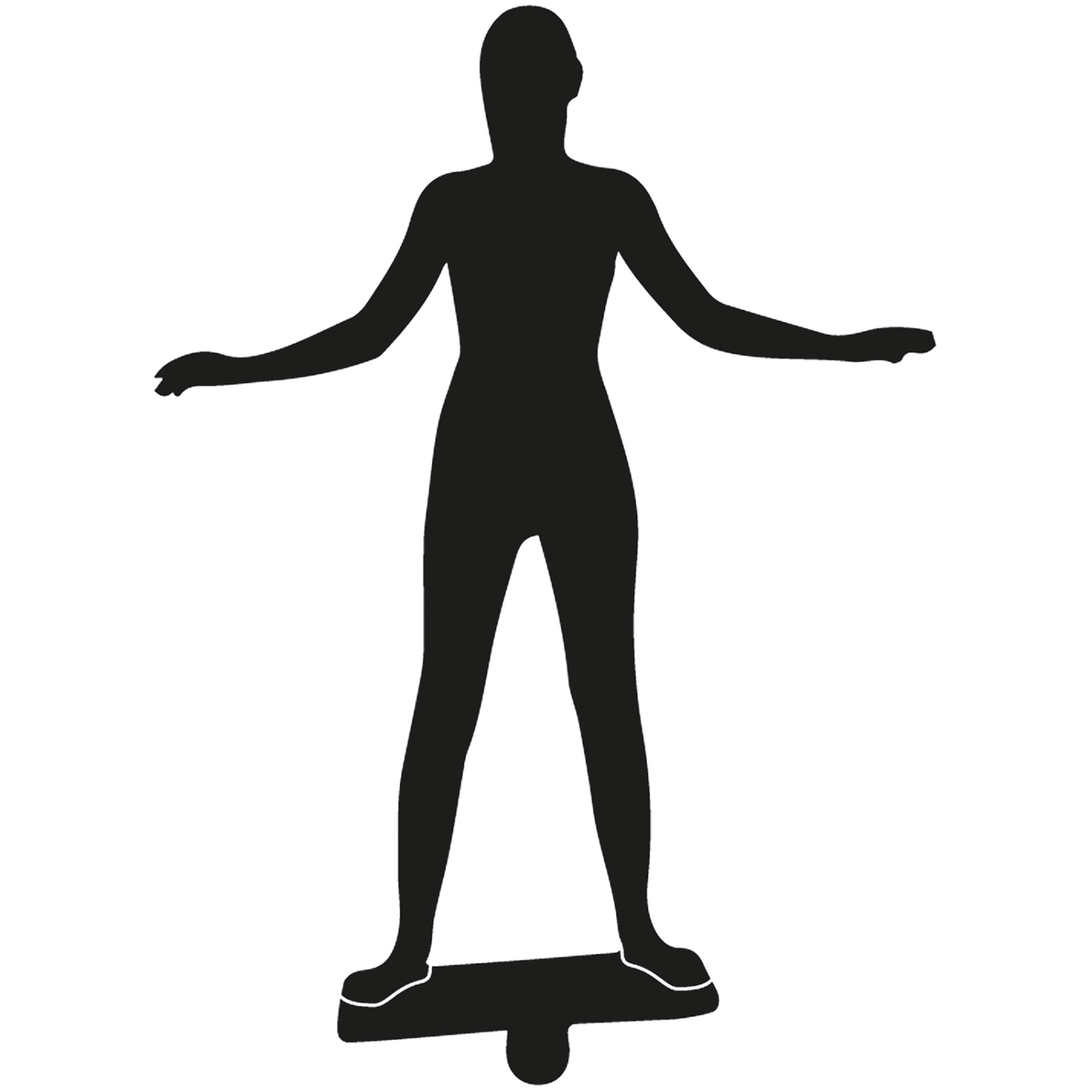 Unisex Schildkröt FITNESS wie abgebildet WOODEN BALANCE BOARD 000 - Balancegerät