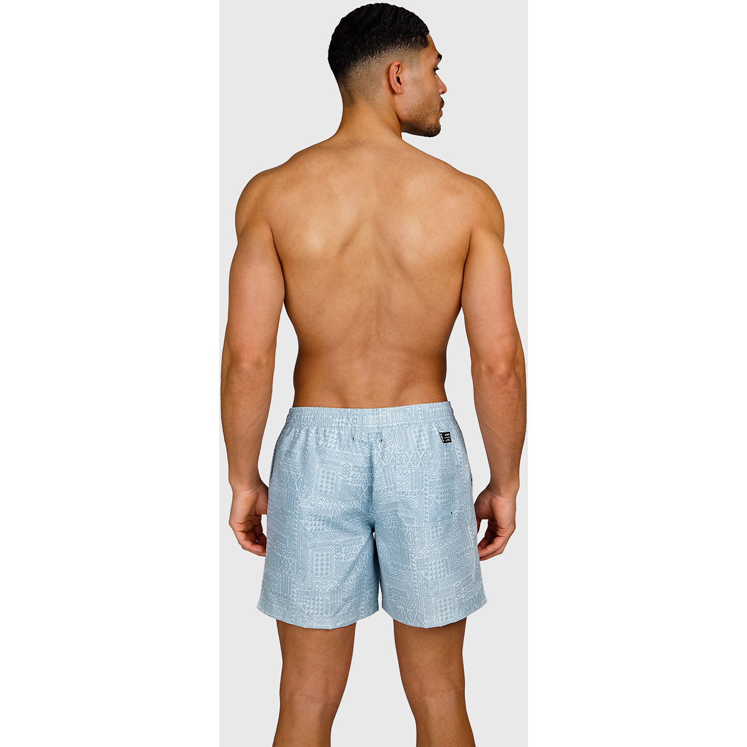 Herren Brunotti Grau Helios-Print Men Swim Shorts 5005 XL Badeshort