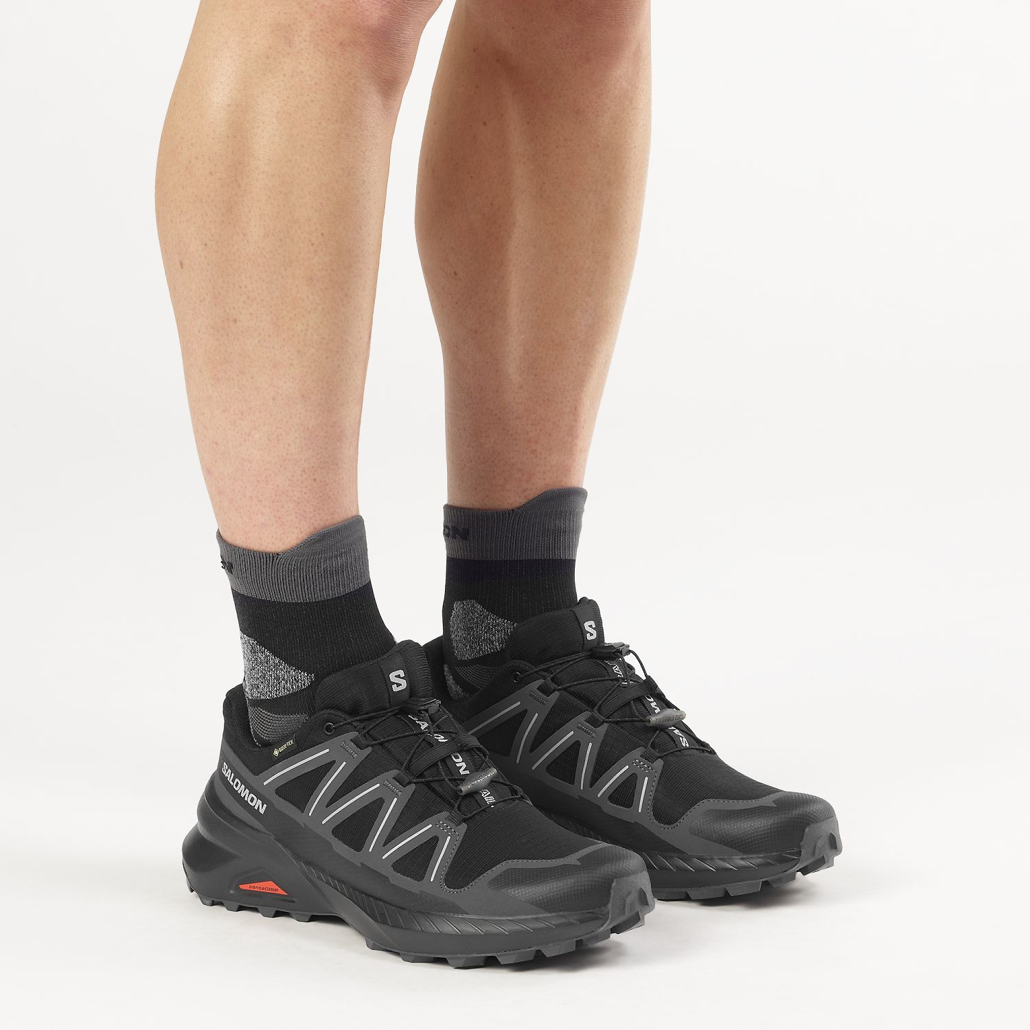 Herren Salomon wie abgebildet SHOES SPEEDCROSS PEAK GTX Black/Black/As 000 9,5 Trailrunningschuhe
