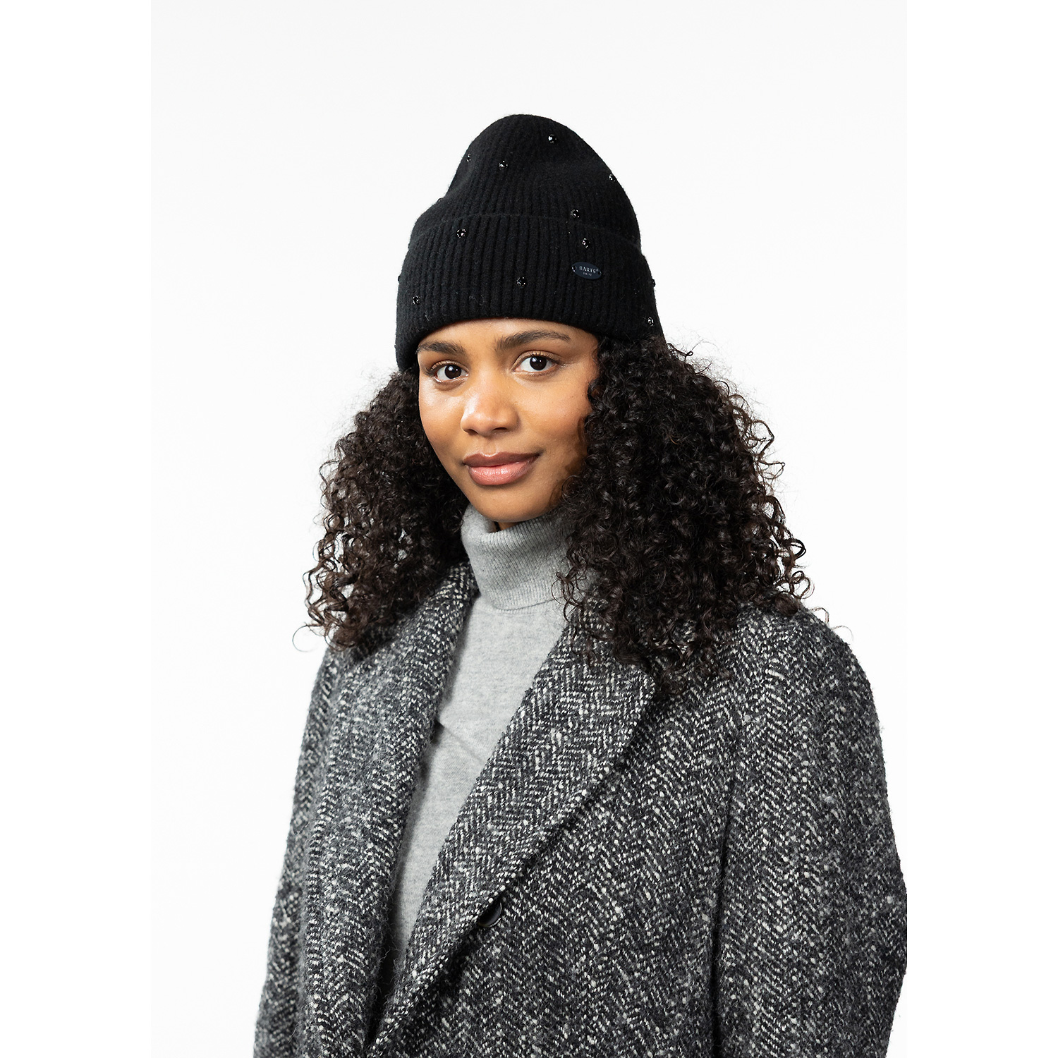 Damen Barts Schwarz