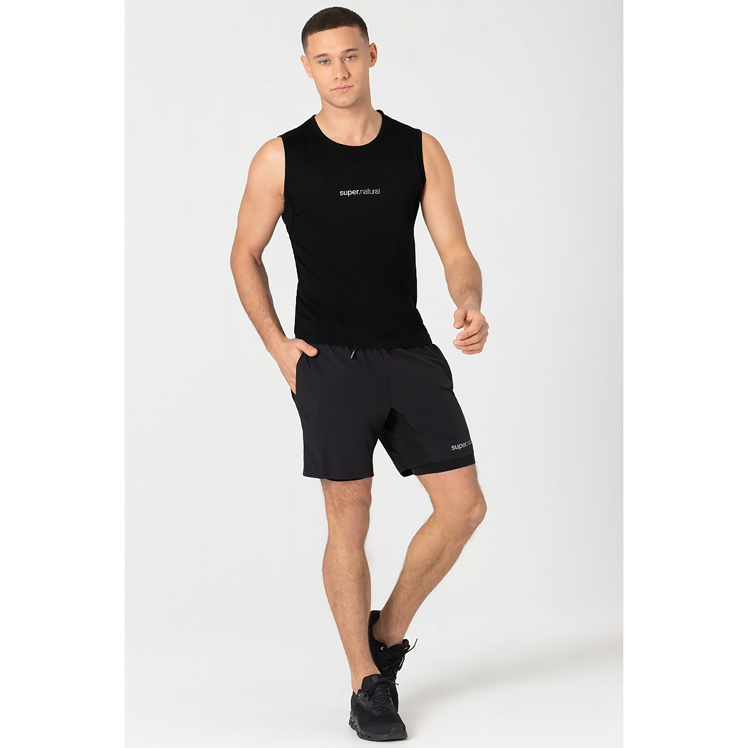 Herren Super.Natural Schwarz