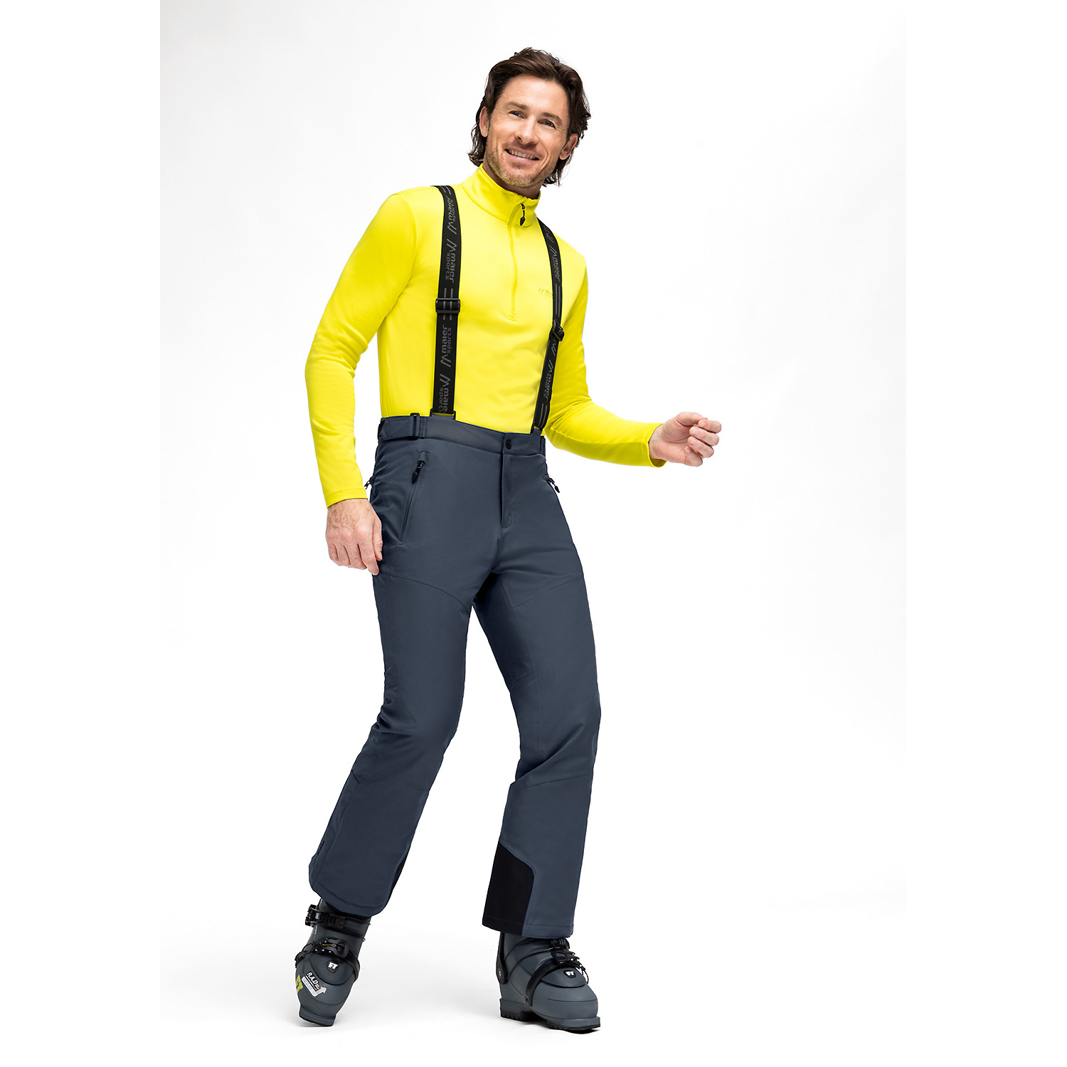 Herren Maier Sports Dunkelgrau
