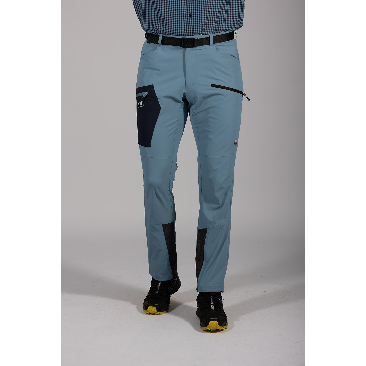 Herren Maul Sport Blau Etzel ultra - lange Hose elast 7972 58 Hose