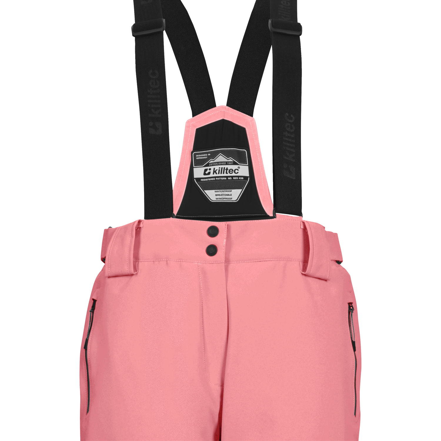 Damen killtec Pink KSW 249 WMN SKI PNTS_ERIELLE 00444 50 Latzhose