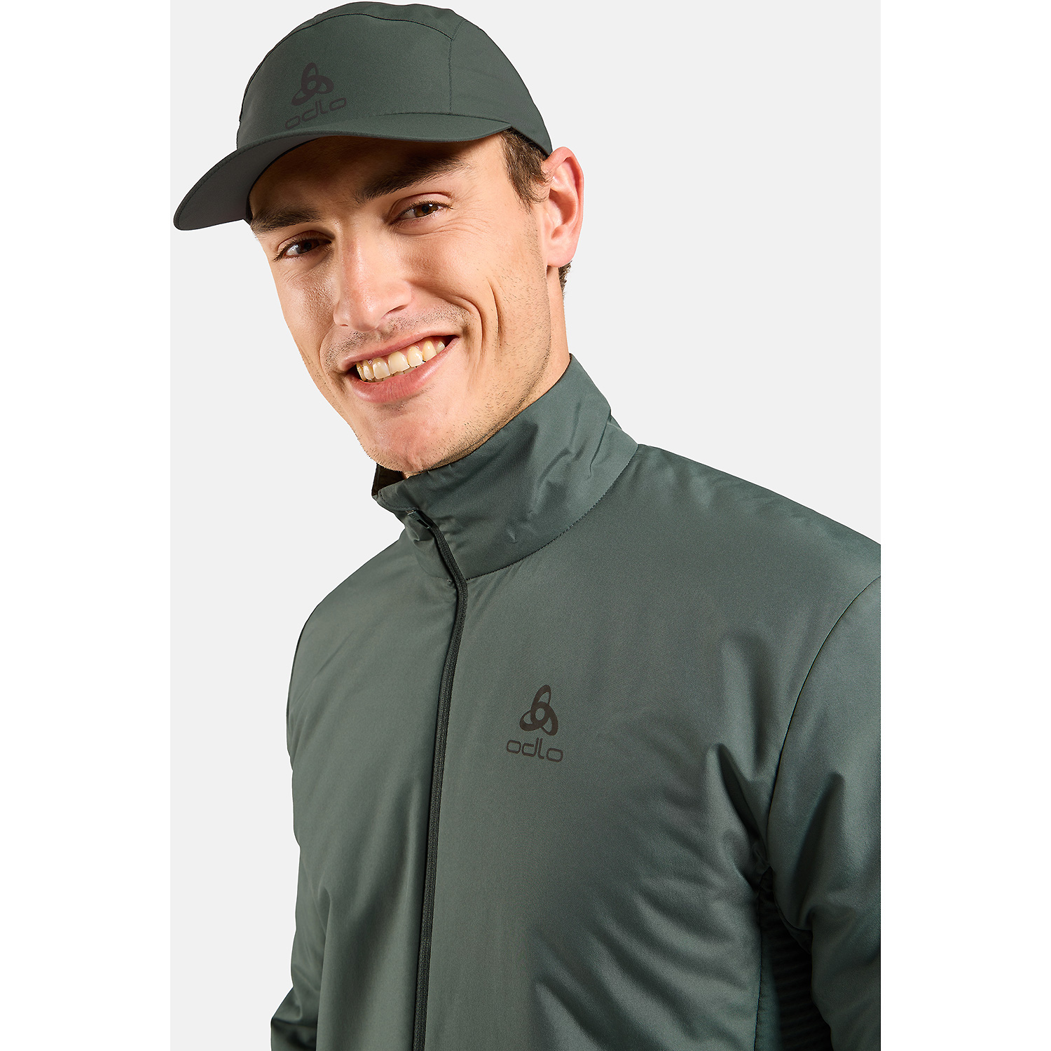 Herren Odlo Grau ESSENTIAL INSULATOR HYBRID 10877 M Funktionsjacke