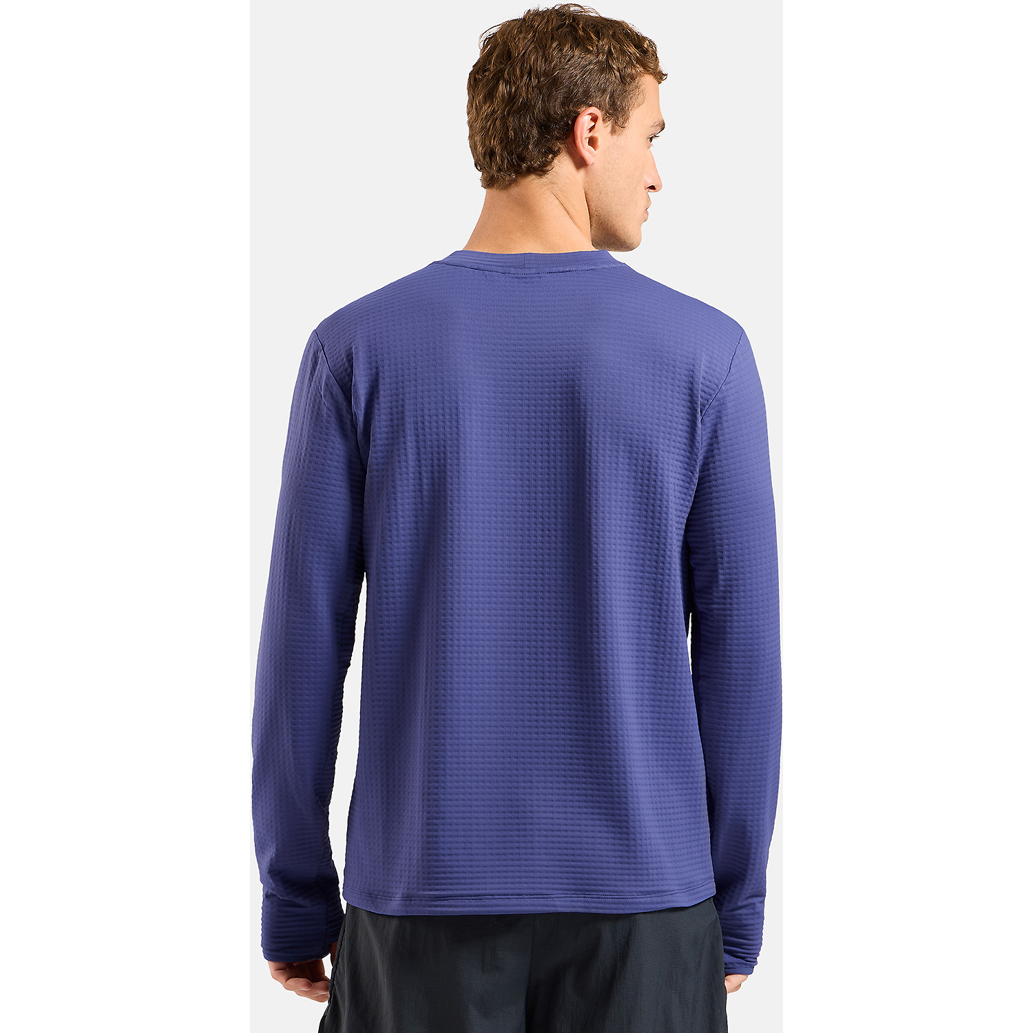 Herren Odlo Blau ESSENTIAL THERMAL Rollkragen