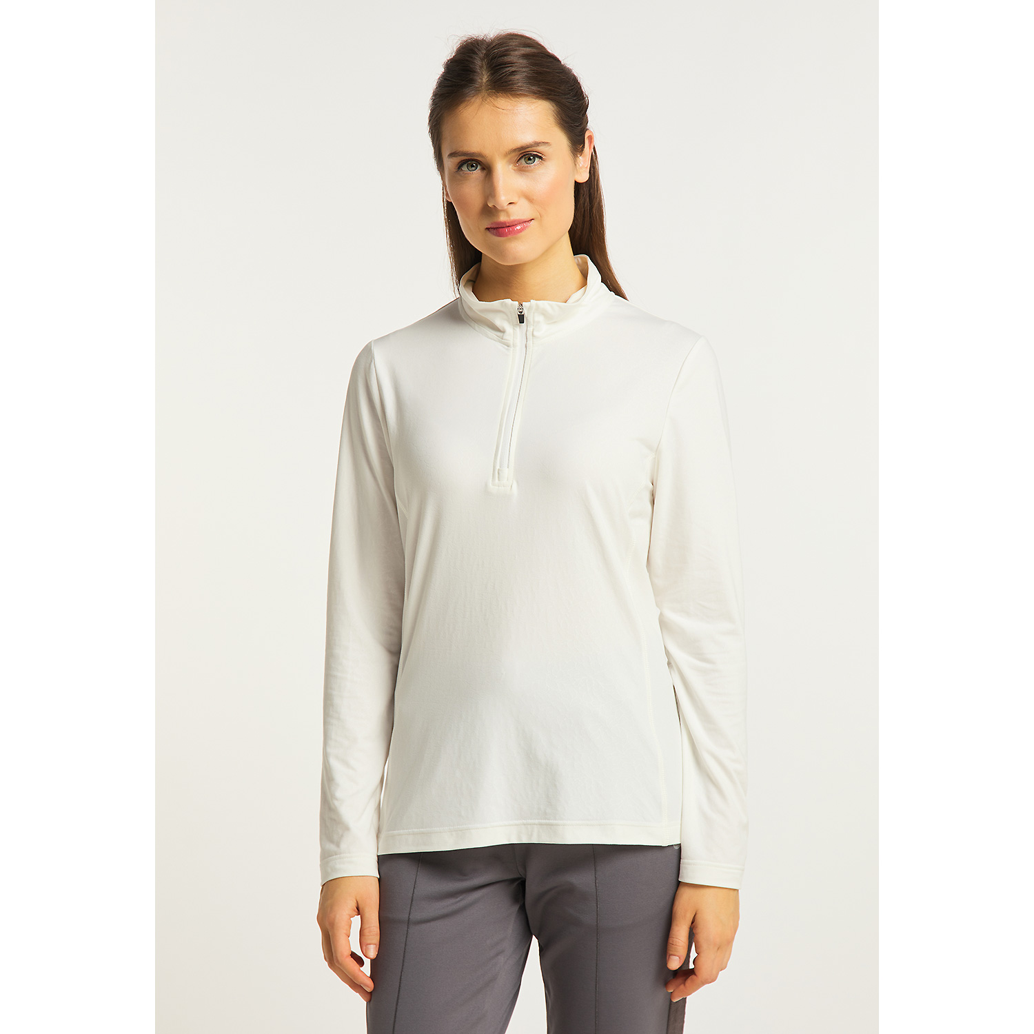 Damen Joy natur FRANCA Zip-Shirt 10120 48 Shirt