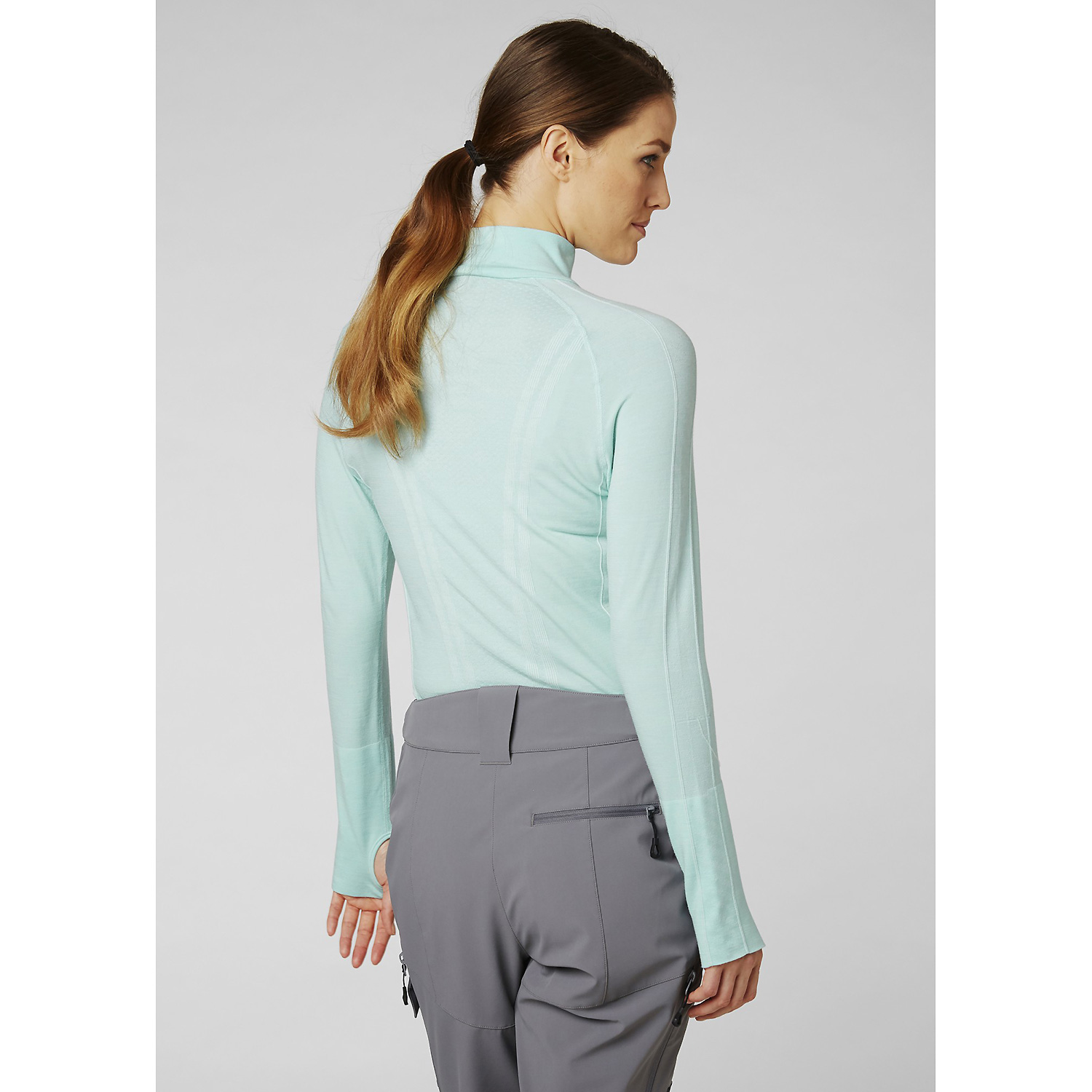 Damen Helly Hansen Blau W H1 PRO LIFA SEAMLESS 1/2 ZIP