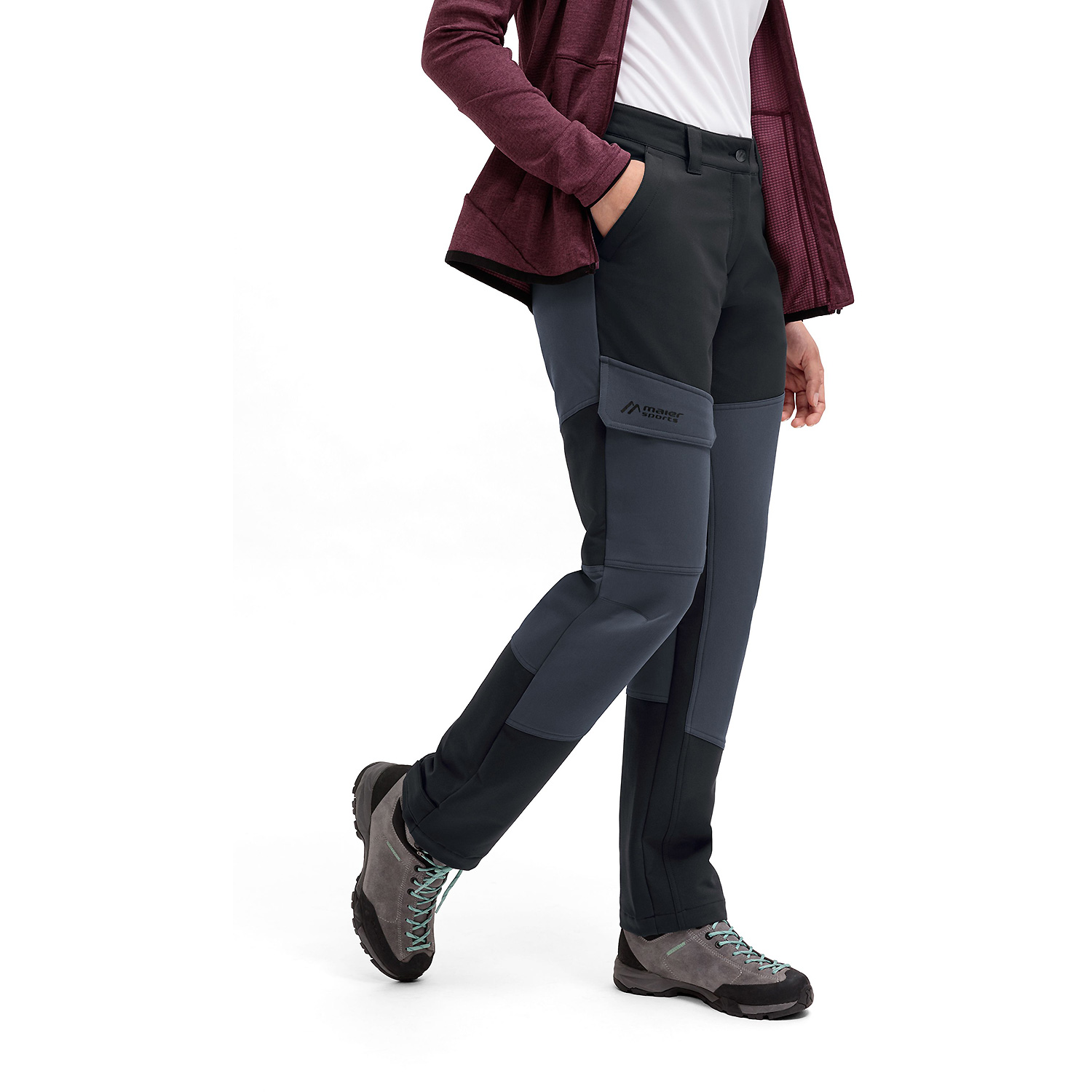 Damen Maier Sports Schwarz
