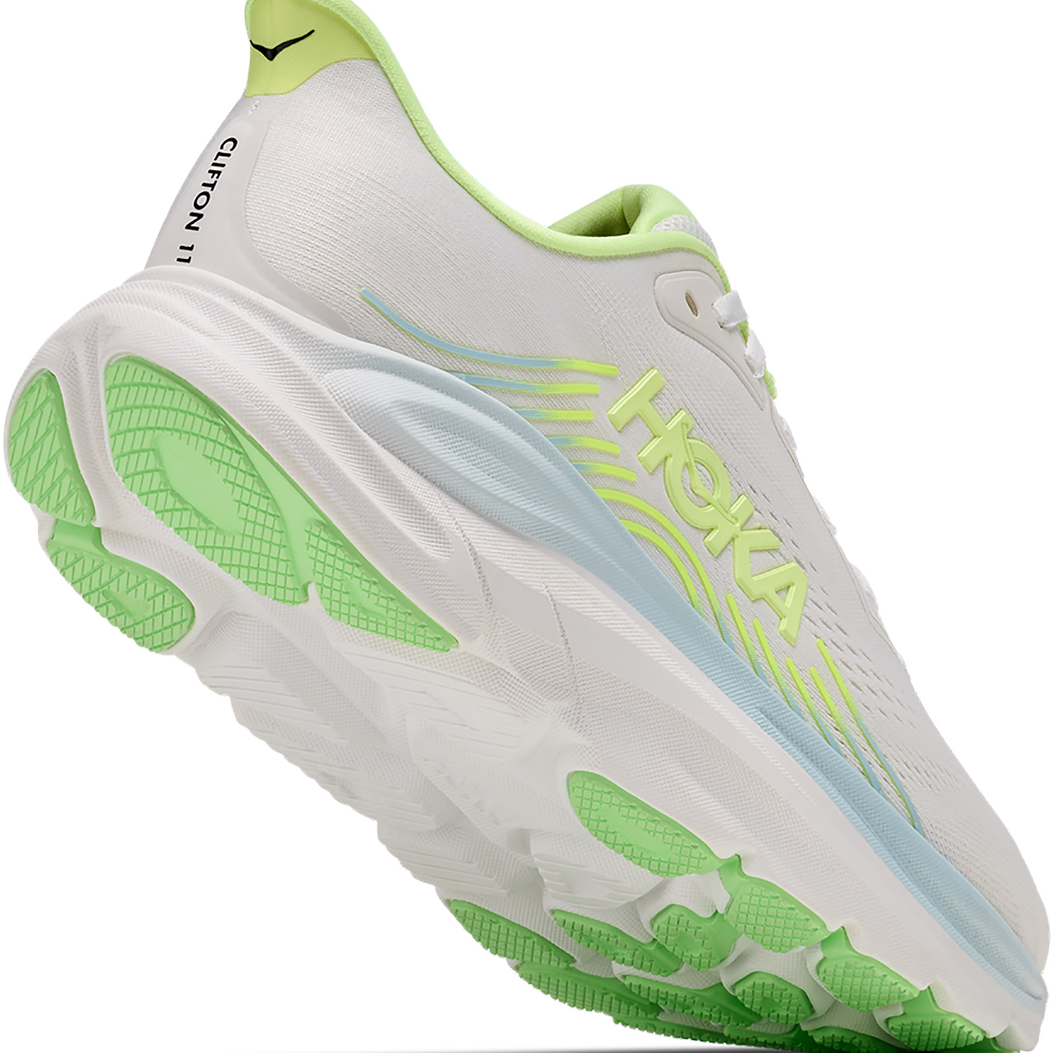 Damen Hoka Weiß W CLIFTON 11 FYZ 8,5 Laufschuh