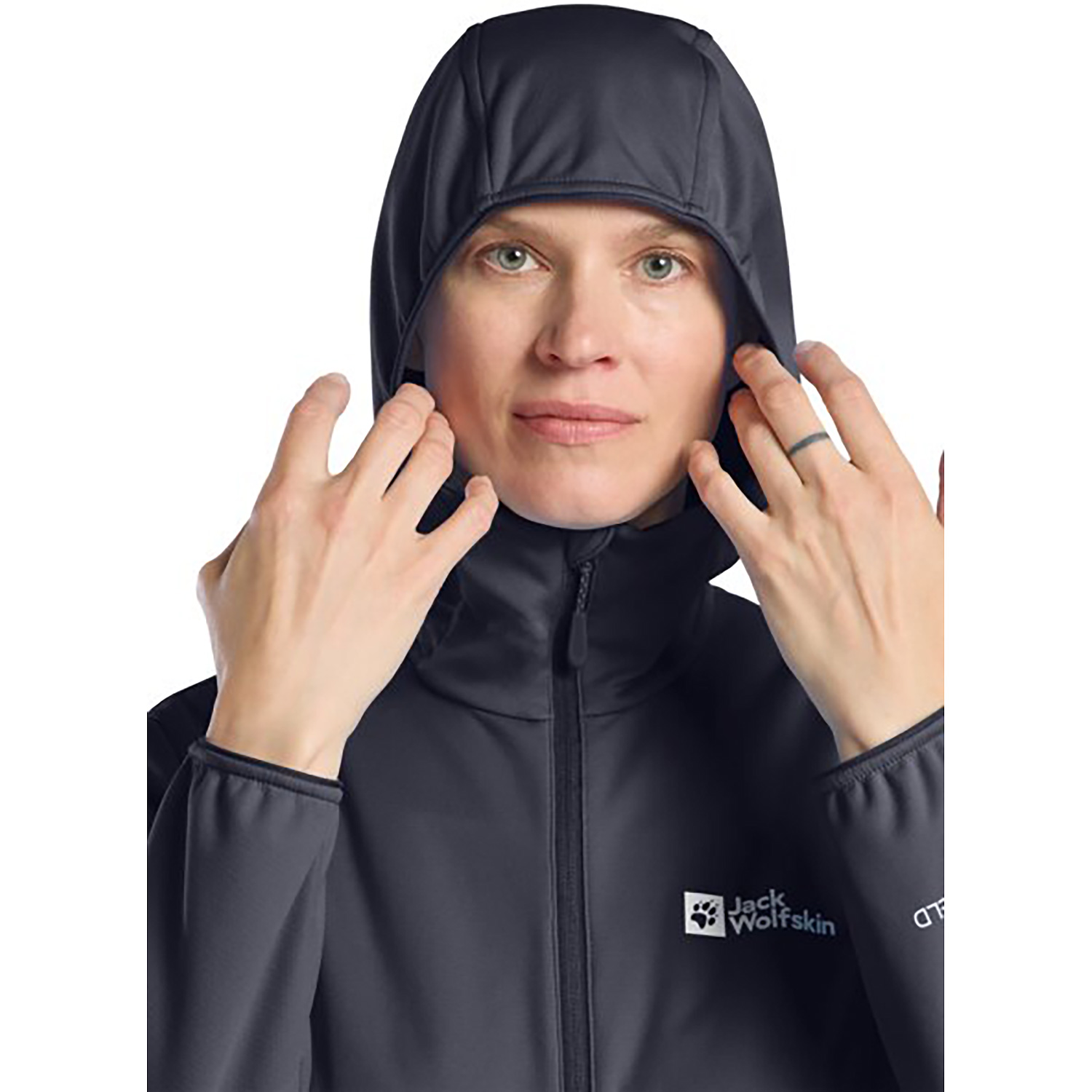Damen Jack Wolfskin Schiefer FELDBERG HOODY W 1388 L Funktionsjacke
