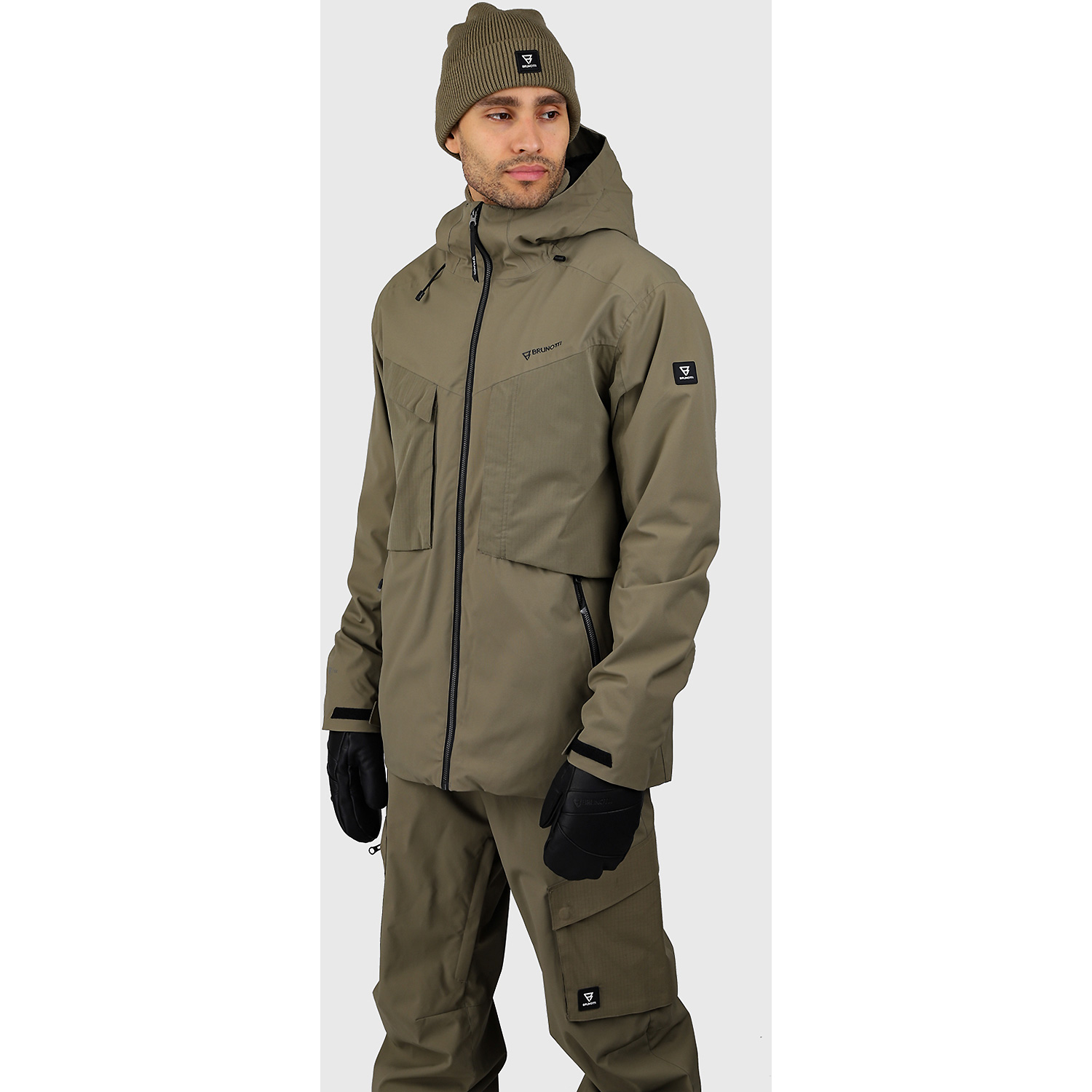 Herren Brunotti Dunkelbraun Bodish Men Snow Jacket 6555 3XL Funktionsjacke
