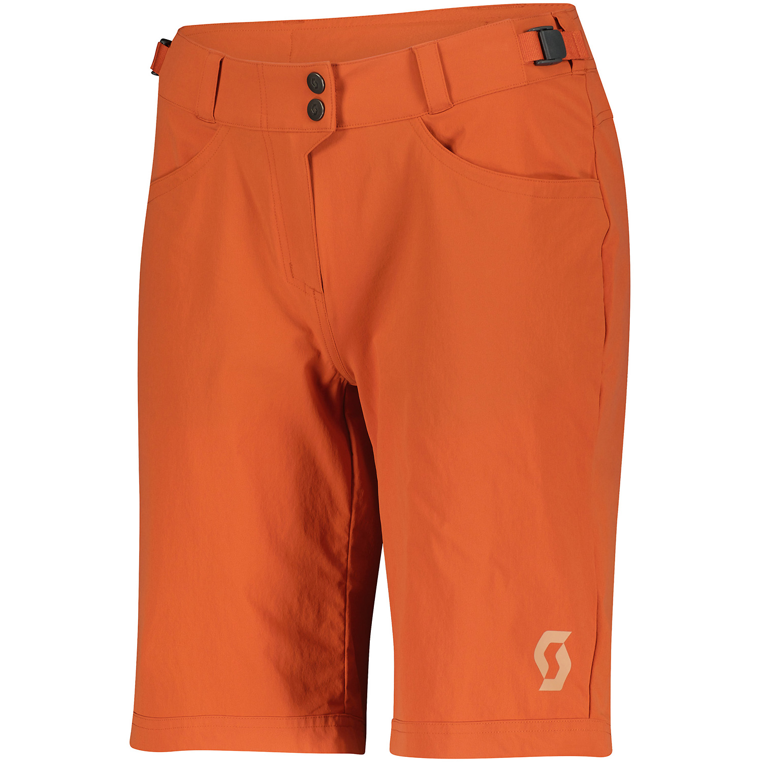 Damen Scott Orange SCO Shorts W's Trail Flow w/pad Short