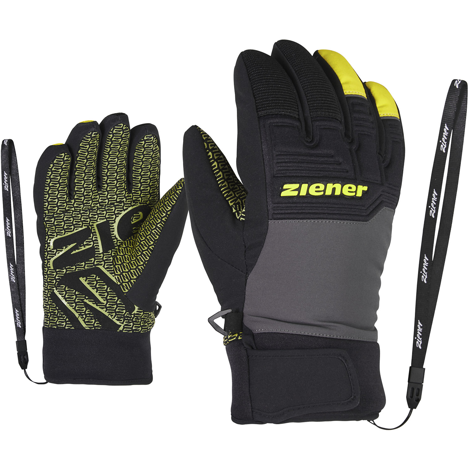 Unisex Ziener Schwarz LANUS AS(R) PR glove junior 757 3,5 Handschuh