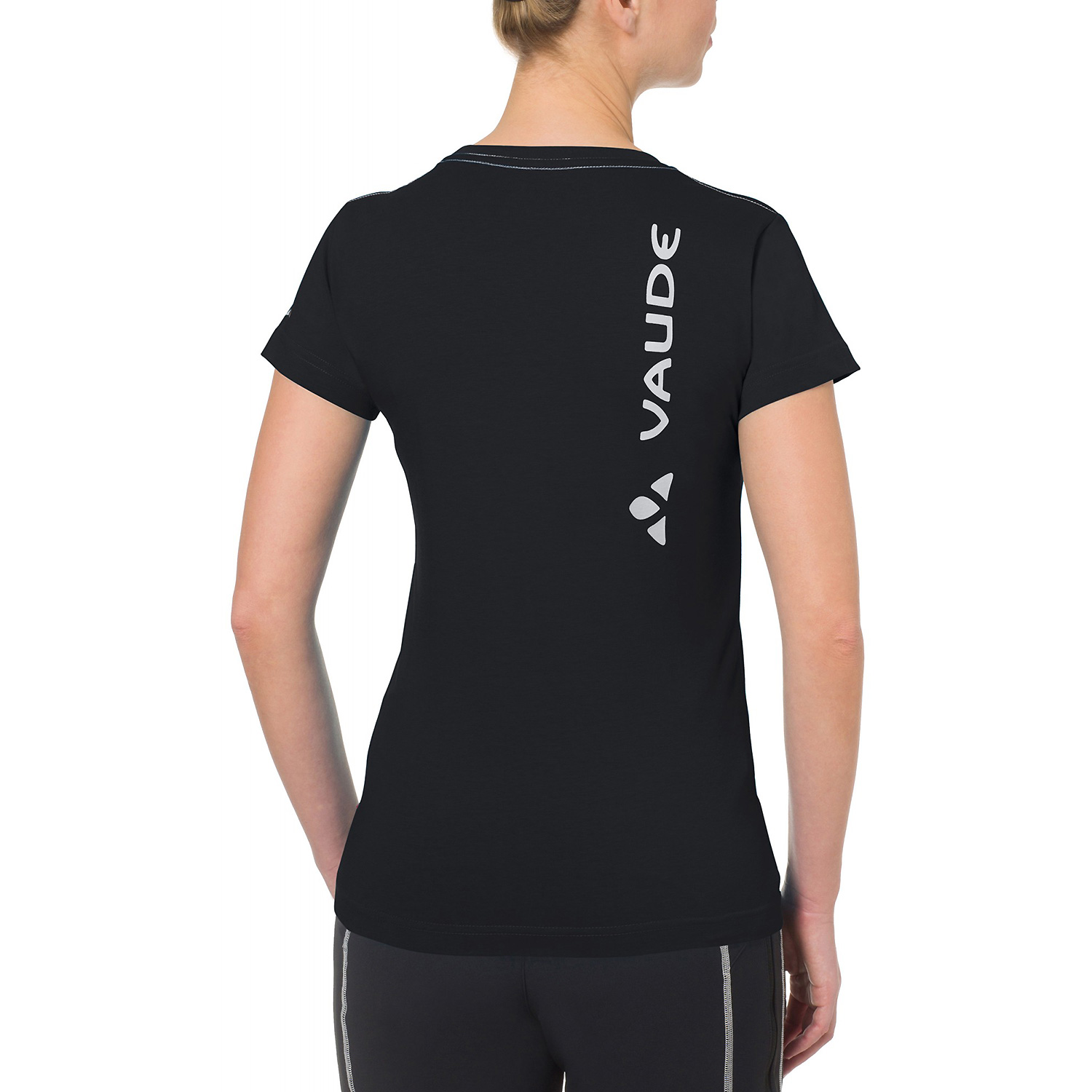 Damen VauDe Schwarz Wo Brand Shirt Shirt