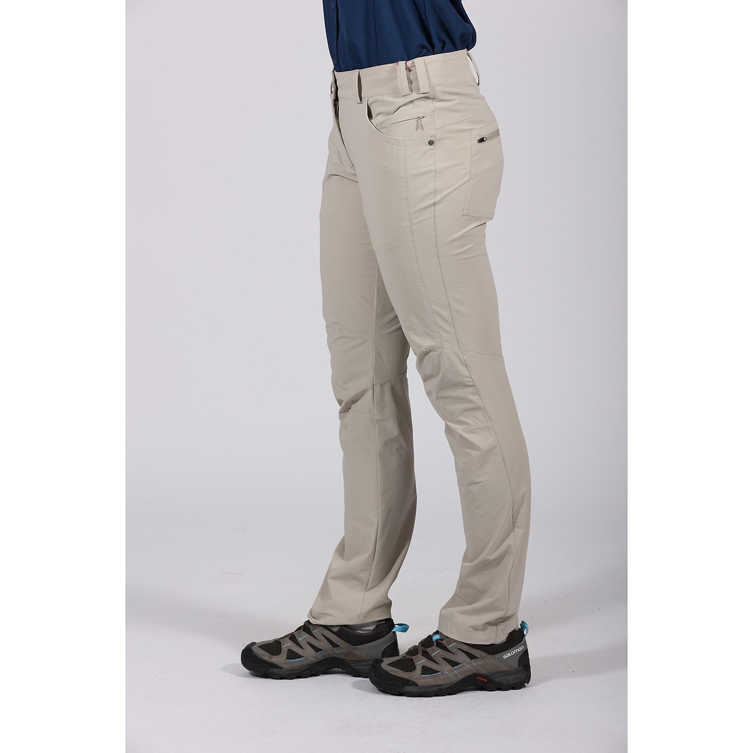 Damen Maul Sport Beige Leiterspitze Shorts elastic 78 40 Bermuda