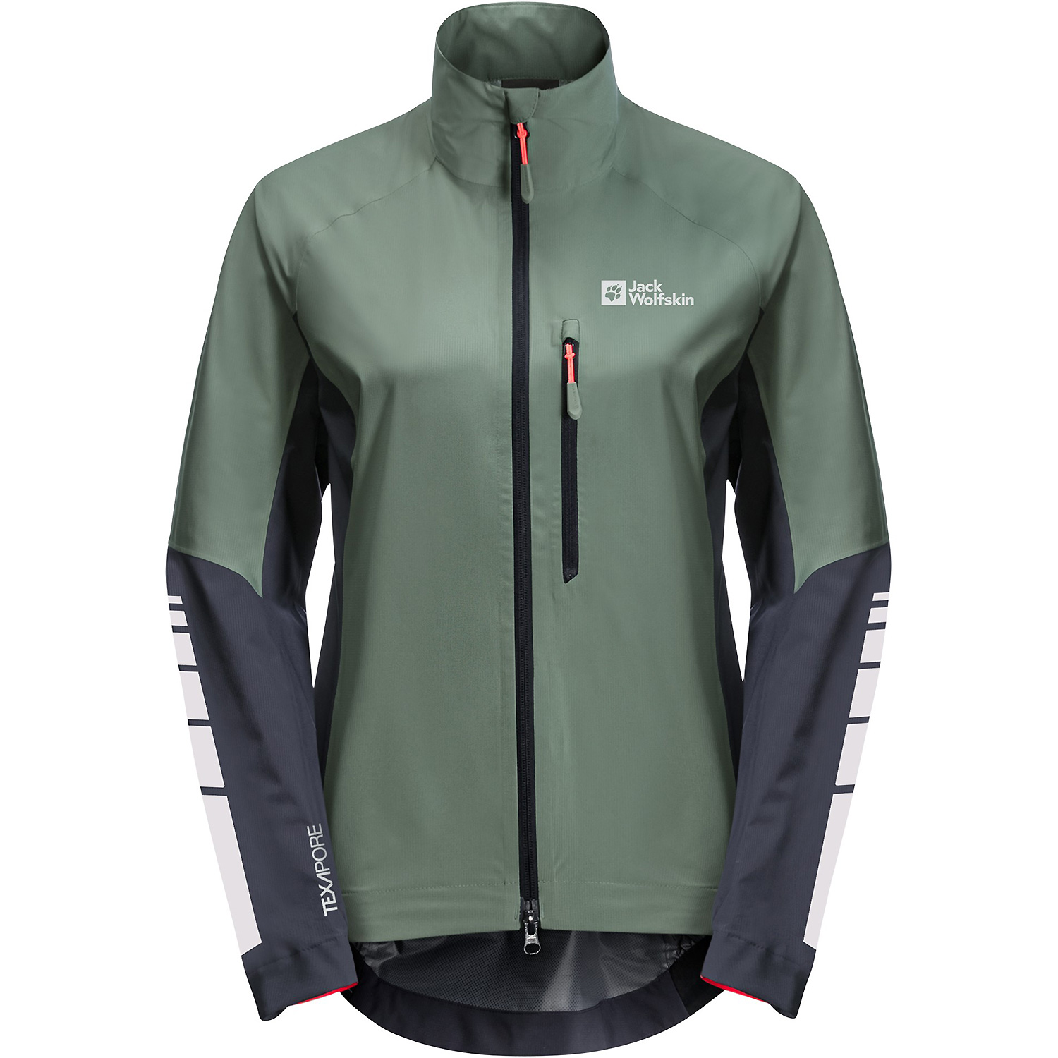 Damen Jack Wolfskin Grün MOROBBIA 2.5L JKT W 4311 L Funktionsjacke