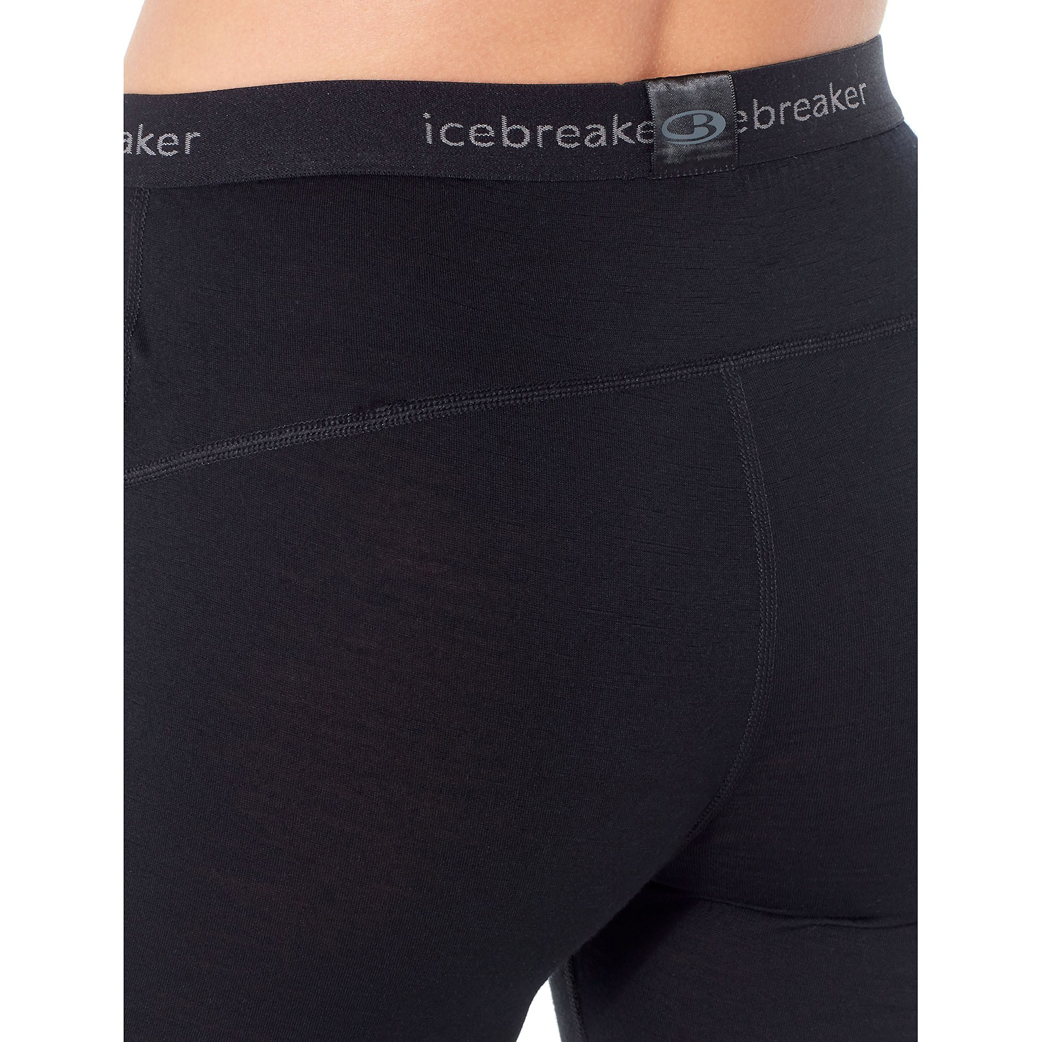 Damen Icebreaker Schwarz Women 200 Oasis 3/4 Leggings 001 XS Unterhose