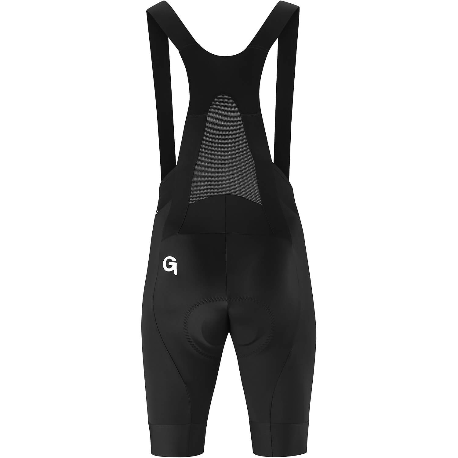 Herren Gonso Schwarz Ride Miles Bib Rec M Short