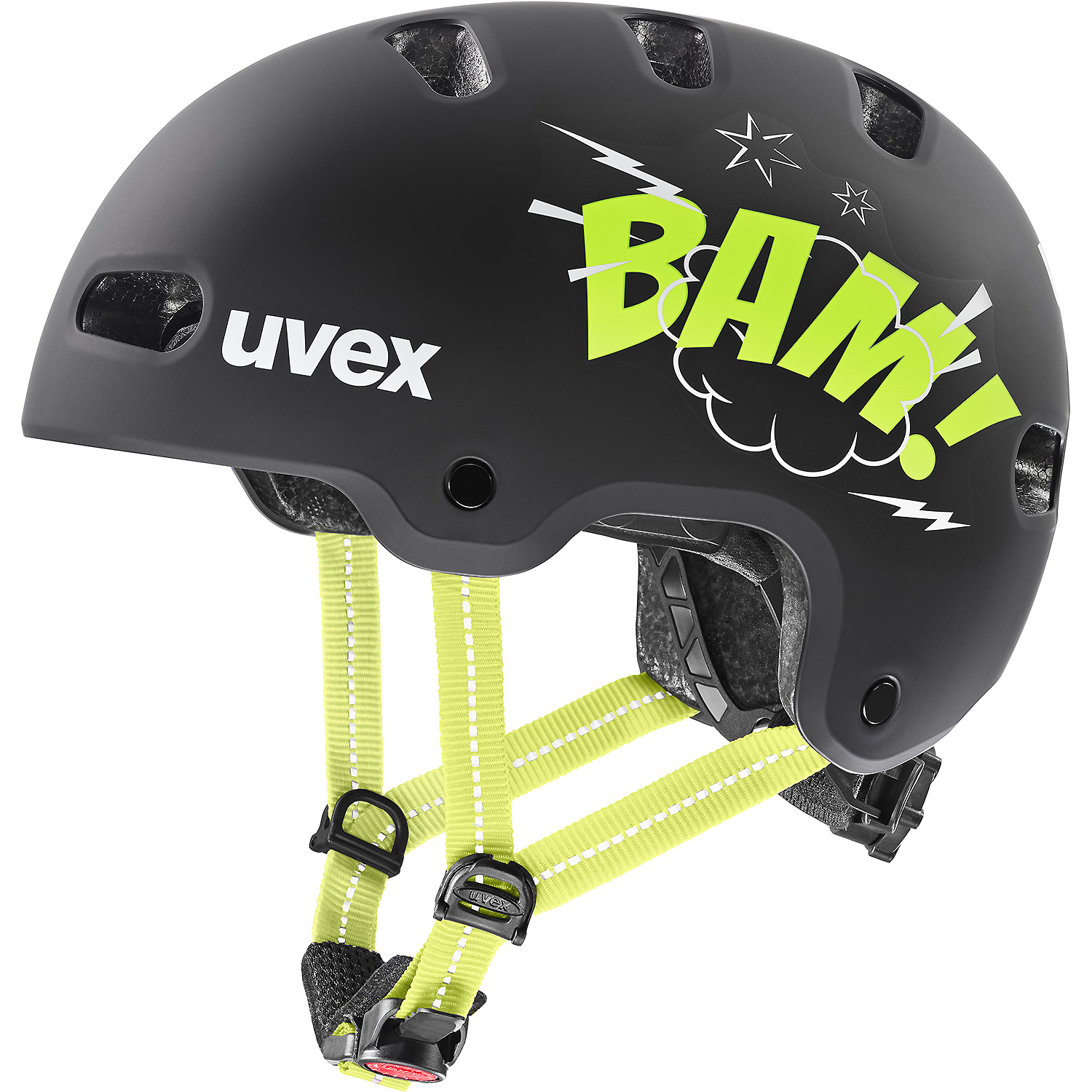 Kinder Uvex Schwarz kid 4 style Helm