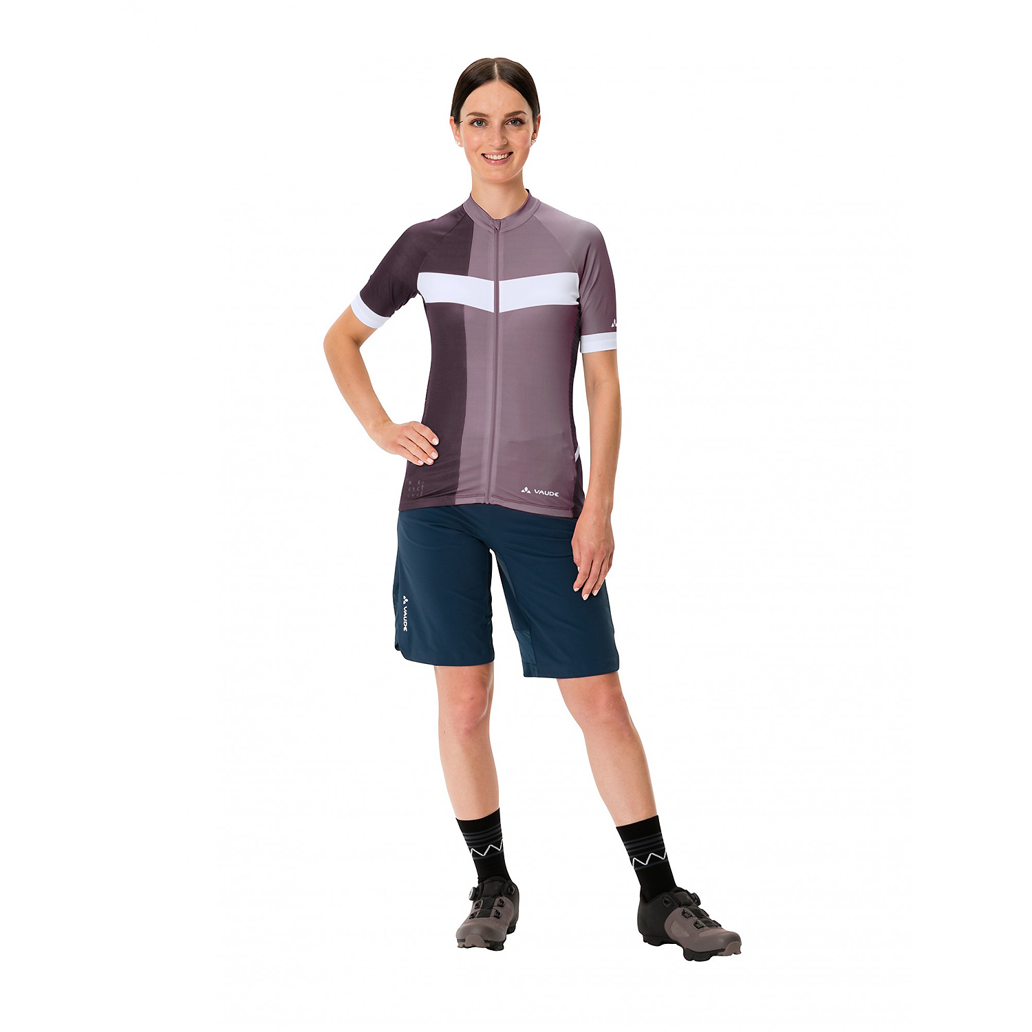Damen VauDe Lila Wo Posta FZ Tricot 256 42 Trikot