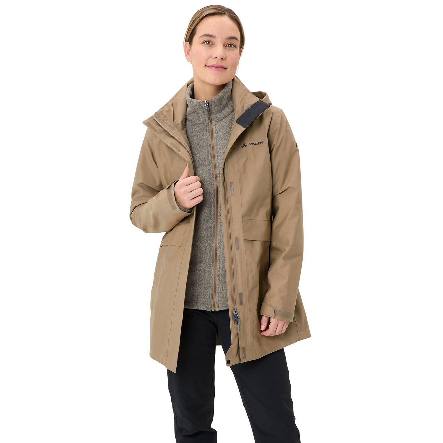 Damen Vaude 120 Wo Idris 3in1 Parka IV 120 44 Doppeljacke