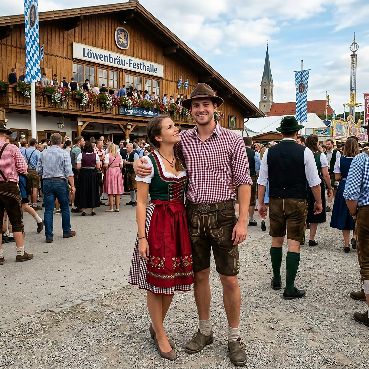 Herren Wiesnkönig Dunkelbraun