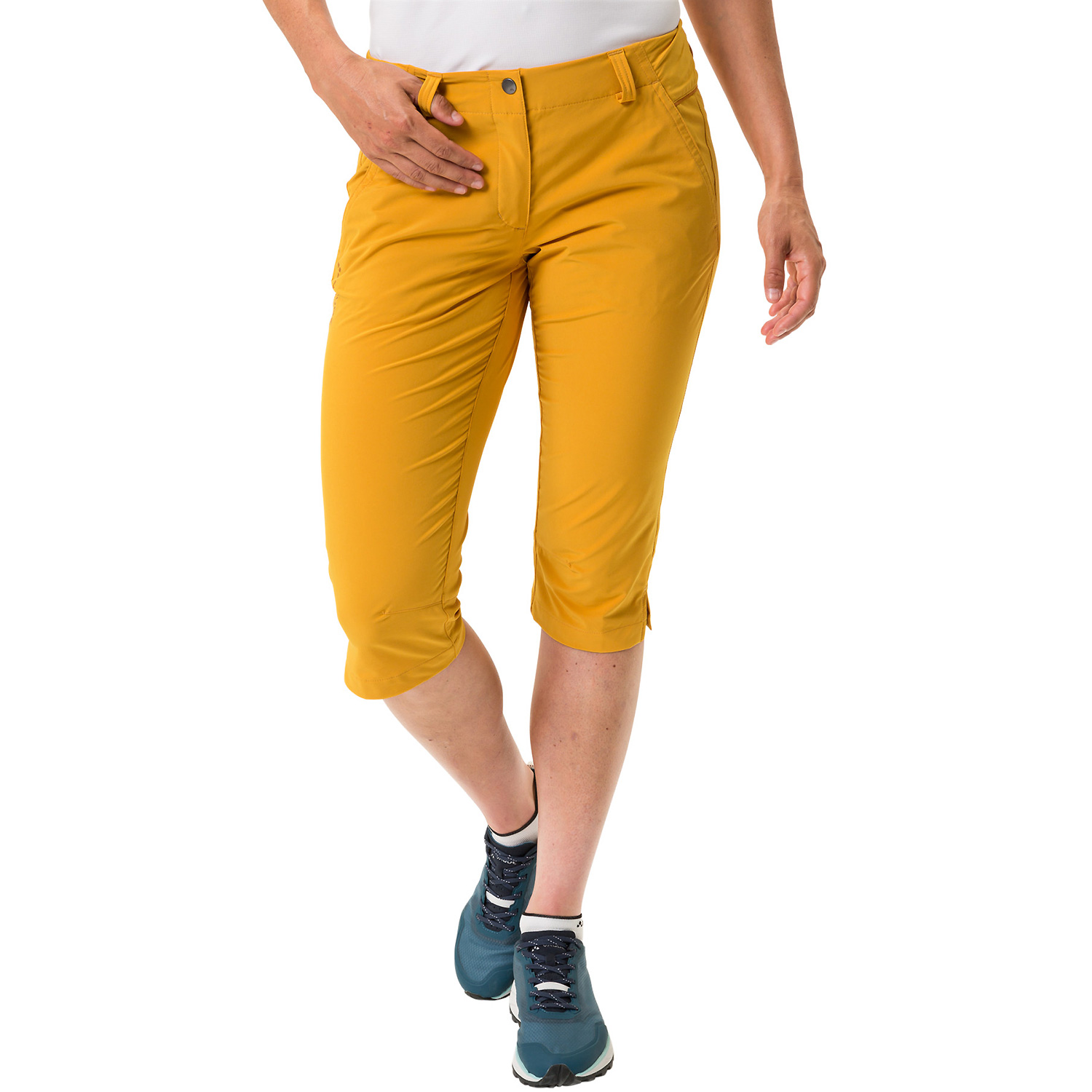 Damen VauDe Senf Wo Skomer Capri 317 38 Caprihose