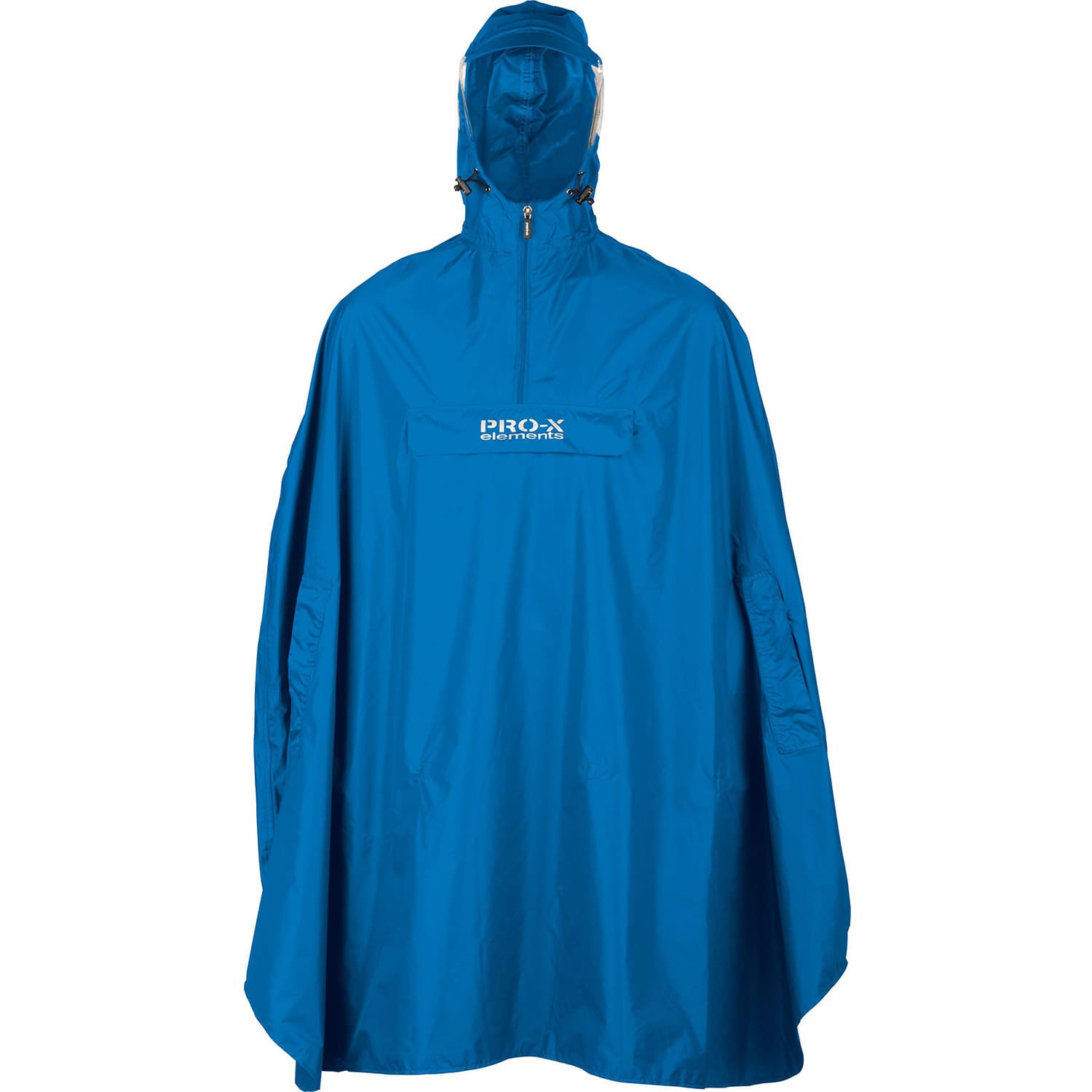 Unisex ProX Royal Blau PASOFINO Rad-Poncho mit Armdurchgriffen 907 XS/S Regenponcho
