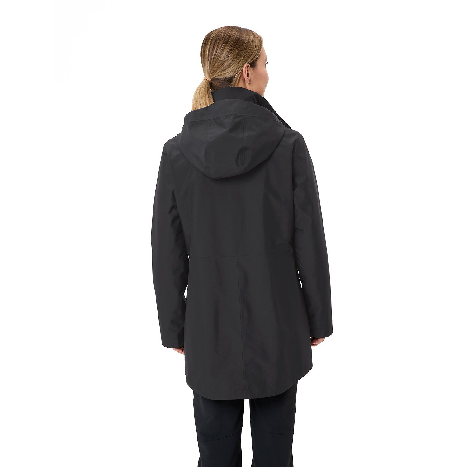 Damen Vaude Schwarz Wo Idris 3in1 Parka IV Doppeljacke