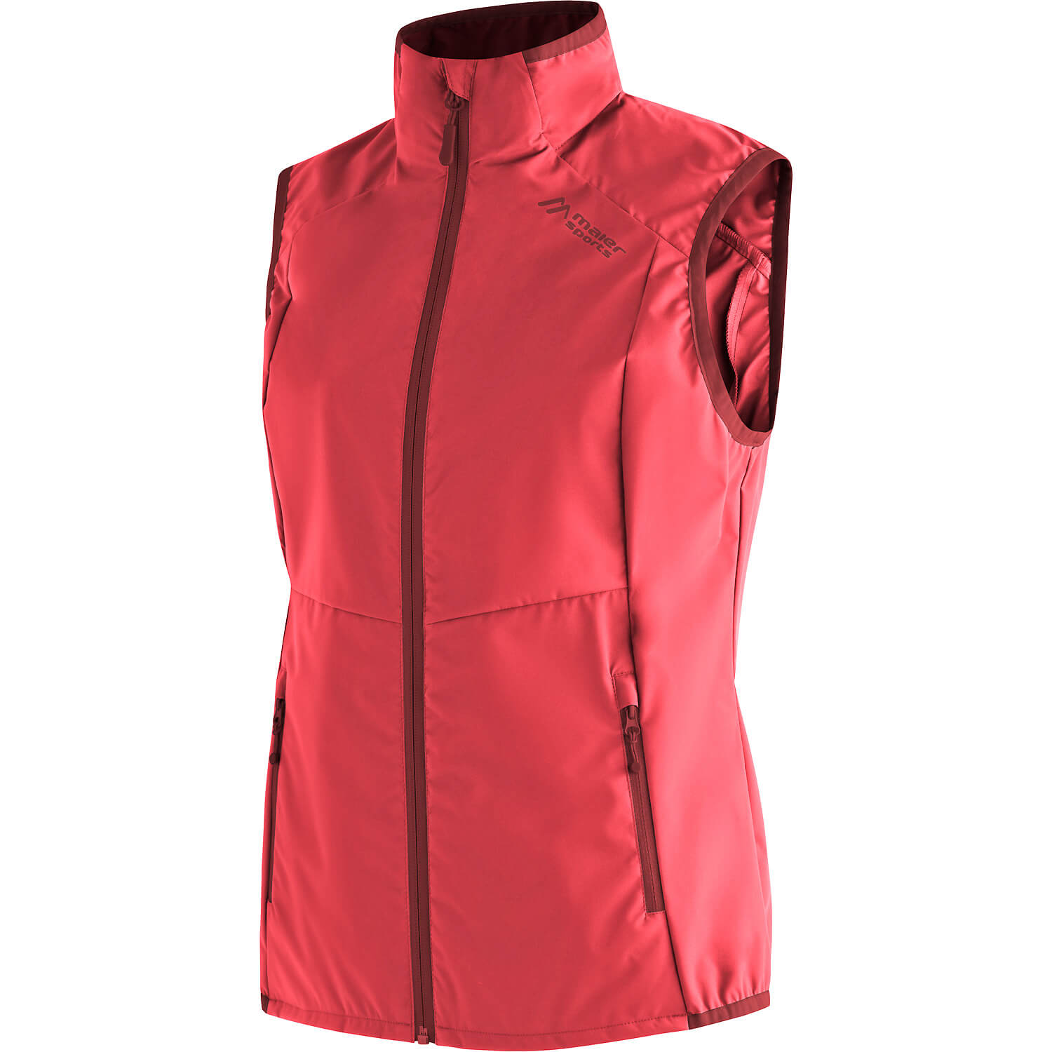 Damen Maier Sports Pink TivalLightHoodW Da-Midlayerjacke el. 3928 38 Unterjacke