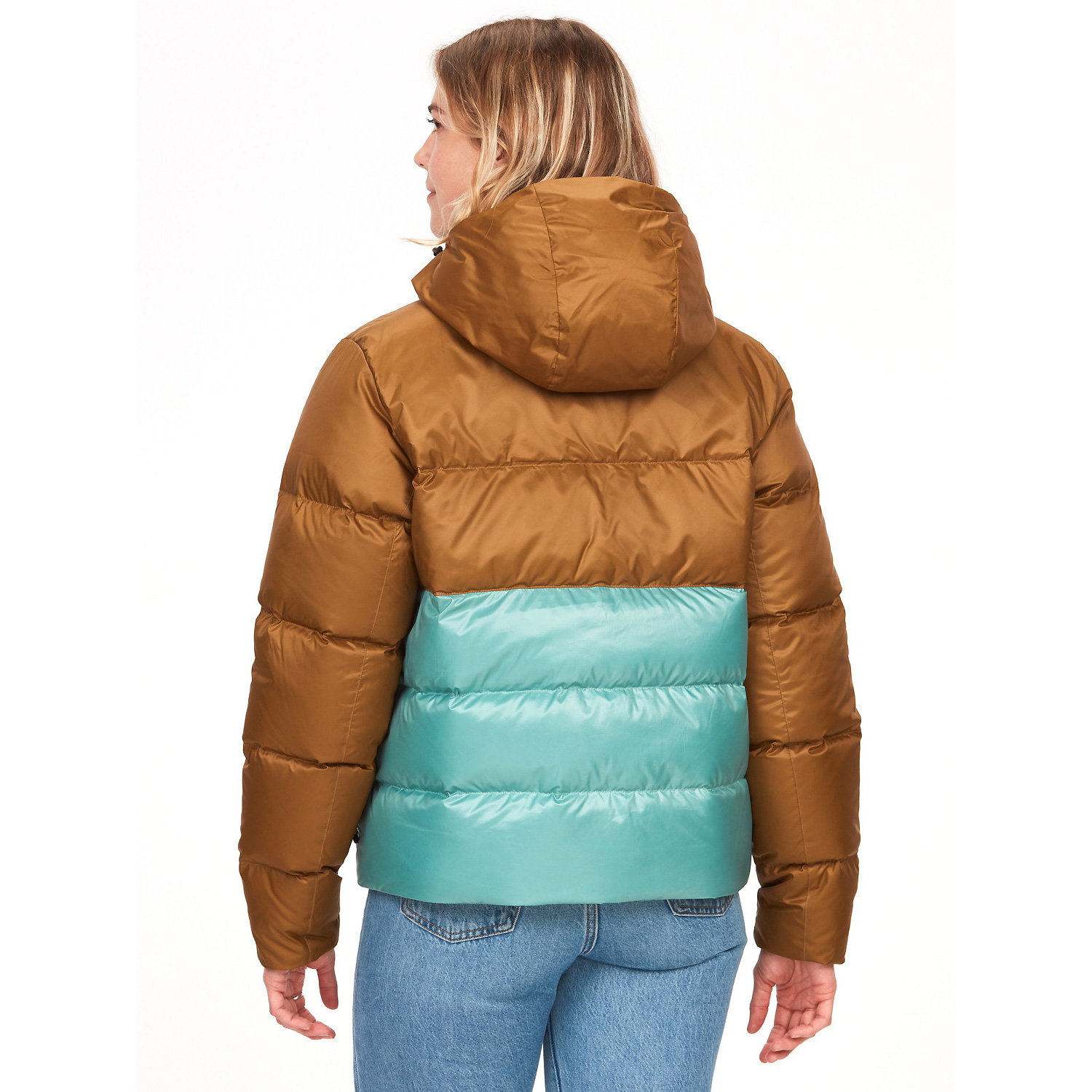 Damen Marmot Blau W GUIDES DOWN HOODIE