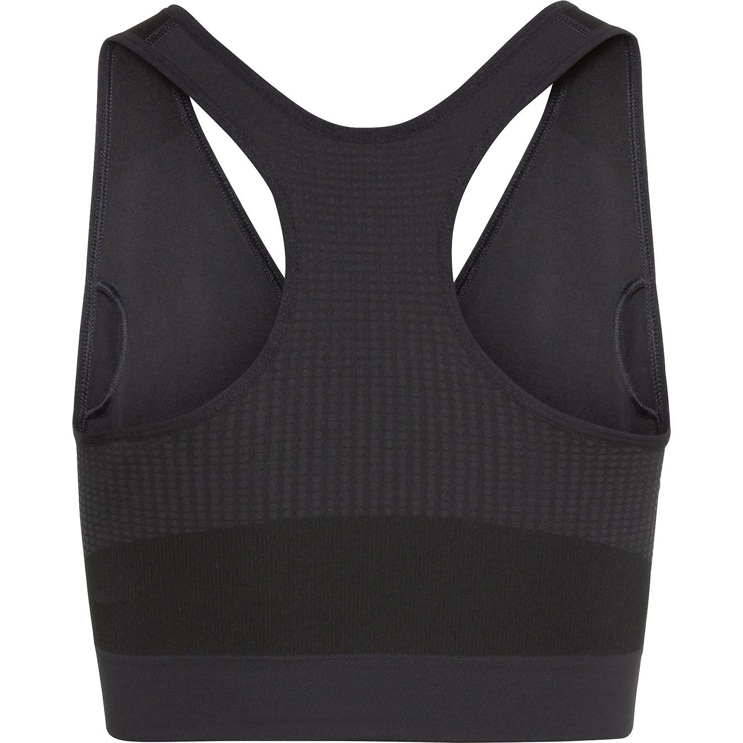 Damen Odlo Schwarz Sport bra SEAMLESS HIGH 15000 S BH