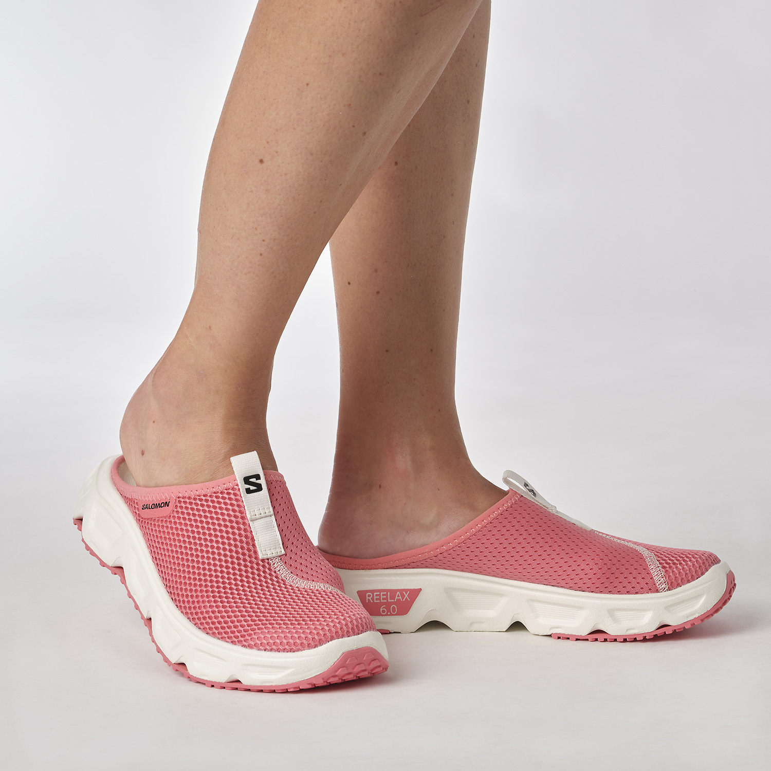 Damen Salomon wie abgebildet SHOES REELAX SLIDE 6.0 W Tea Rose/Wht/Va 000 10,5 Freizeitschuhe