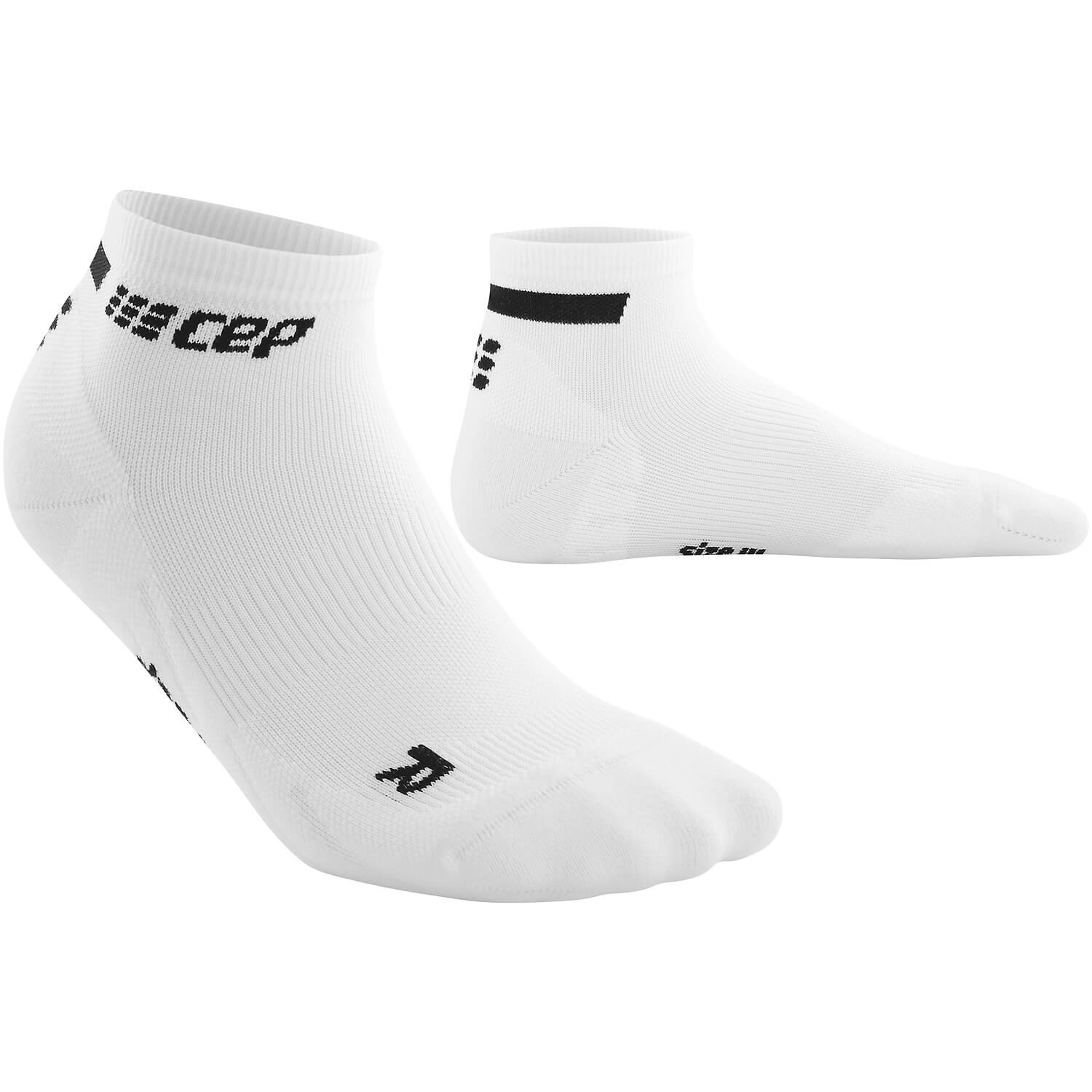 Damen CEP Weiß CEP reflective mid cut socks, men 301 III Socken