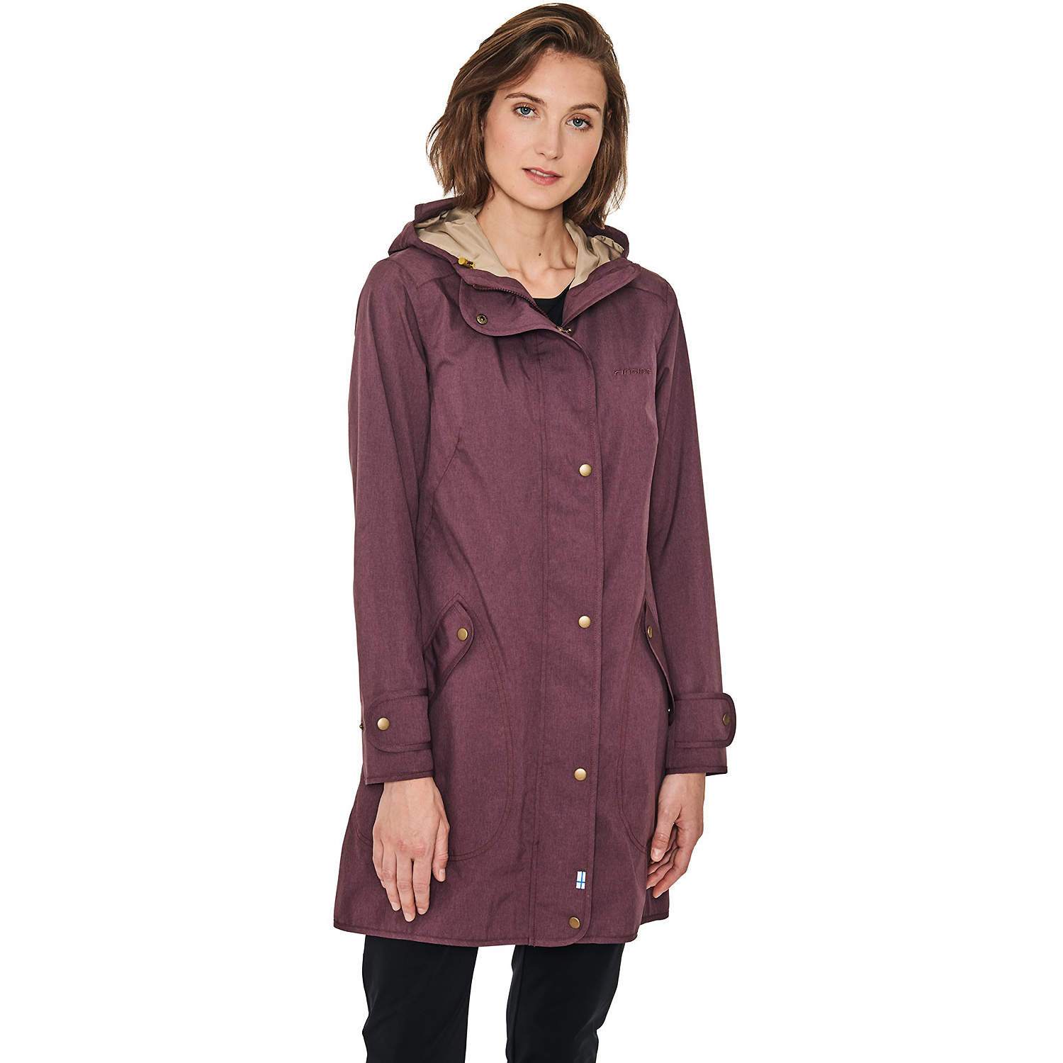 Damen Finside Braun Parka