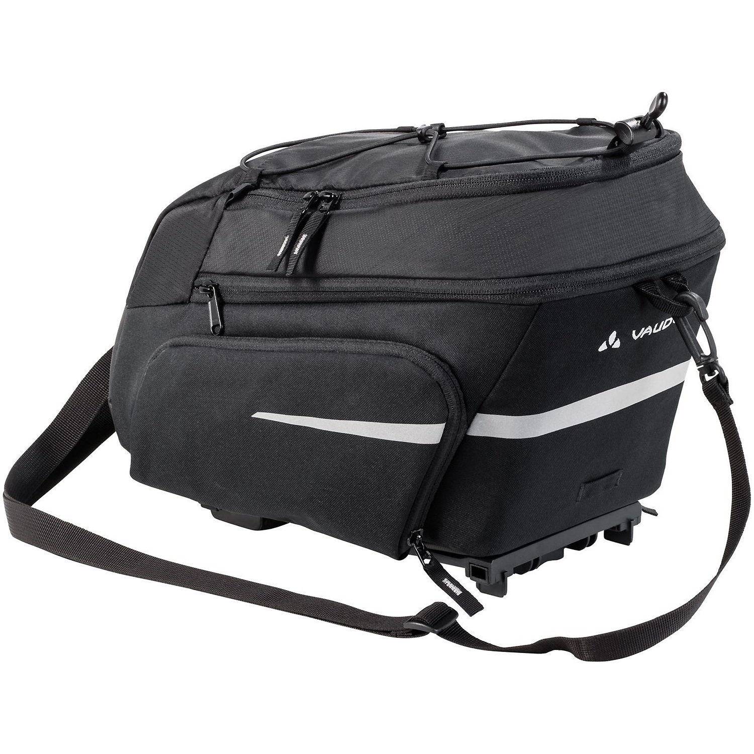Unisex VauDe Schwarz Silkroad Plus (UniKlip) 010 - Fahrradtasche