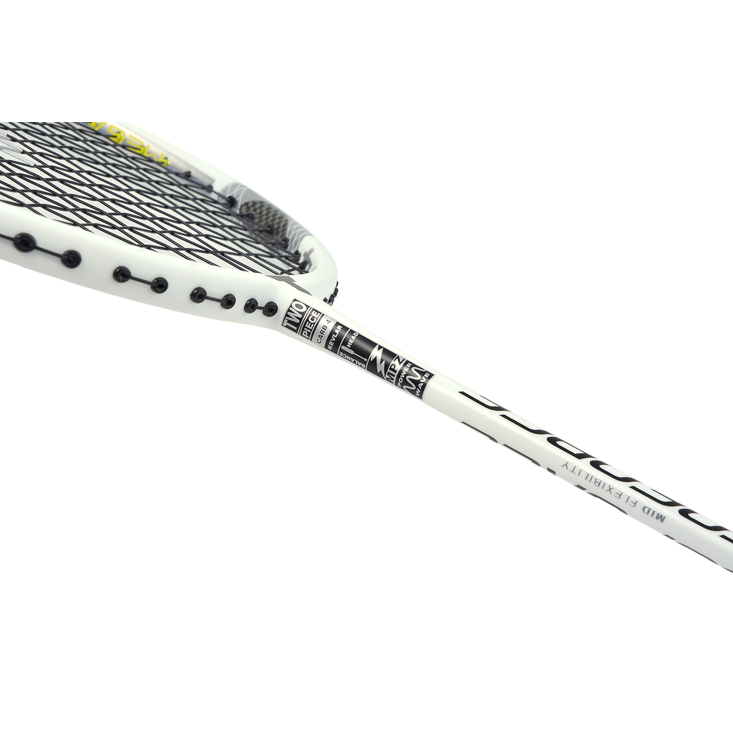 Unisex TALBOT/TORRO wie abgebildet Badm.-Schläger ISOFORCE 1011 C4, white-black-silver 000 - Badmintonschläger