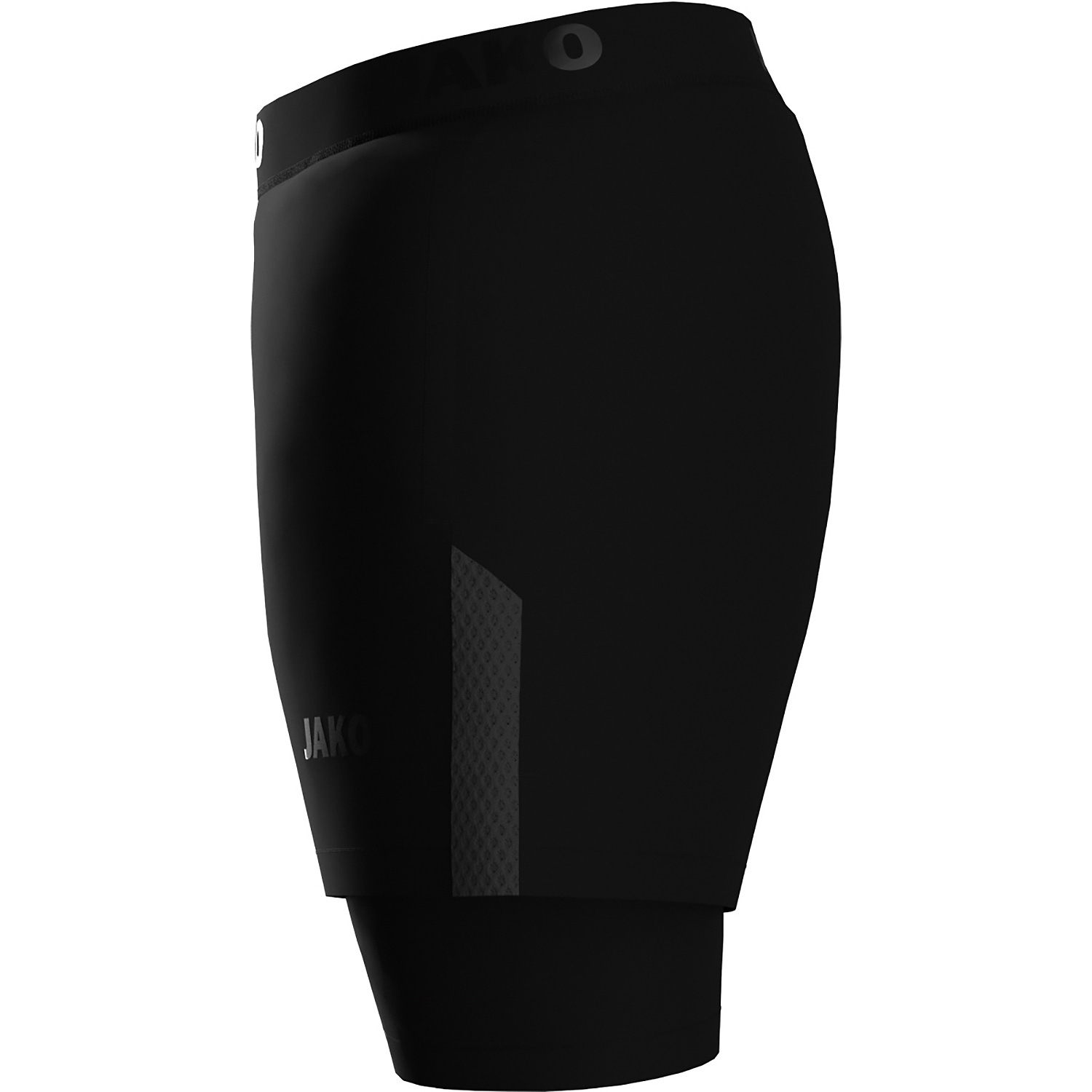 Herren Jako Schwarz 2-in-1 Short Power Tight